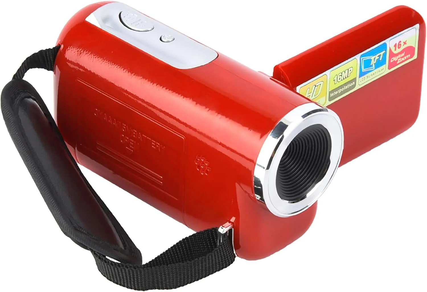 دوربین کودکان دیوچه 10 12 کمکدر ارزان قیمت قابل حمل دوربین فیلمبرداری دیجیتال HD 16X با صفحه نمایش TFT LCD اسباب بازی (قرمز) دوربین کودکان دیوچه 10 12 کمکدر ارزان قیمت قابل حمل دوربین فیلمبرداری دیجیتال HD 16X با صفحه نمایش TFT LCD اسباب بازی (قرمز)