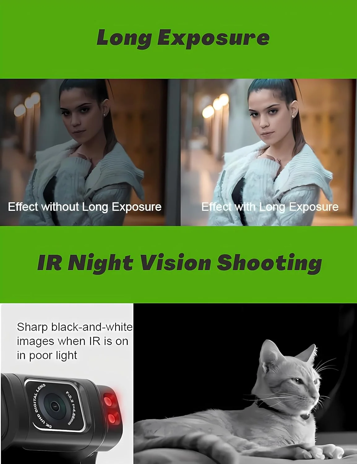 دوربین فیلمبرداری Dpofirs 5K 30fps Ultra HD با حسگر CMOS 1/2.5 اینچی، دوربین ولاگ با صفحه لمسی 3.5 اینچی، دوربین فیلمبرداری با باتری 3250 میلی آمپر ساعتی، اتصال WiFi، زوم دیجیتال 10 برابر دوربین فیلمبرداری Dpofirs 5K 30fps Ultra HD با حسگر CMOS 1/2.5 اینچی، دوربین ولاگ با صفحه لمسی 3.5 اینچی، دوربین فیلمبرداری با باتری 3250 میلی آمپر ساعتی، اتصال WiFi، زوم دیجیتال 10 برابر