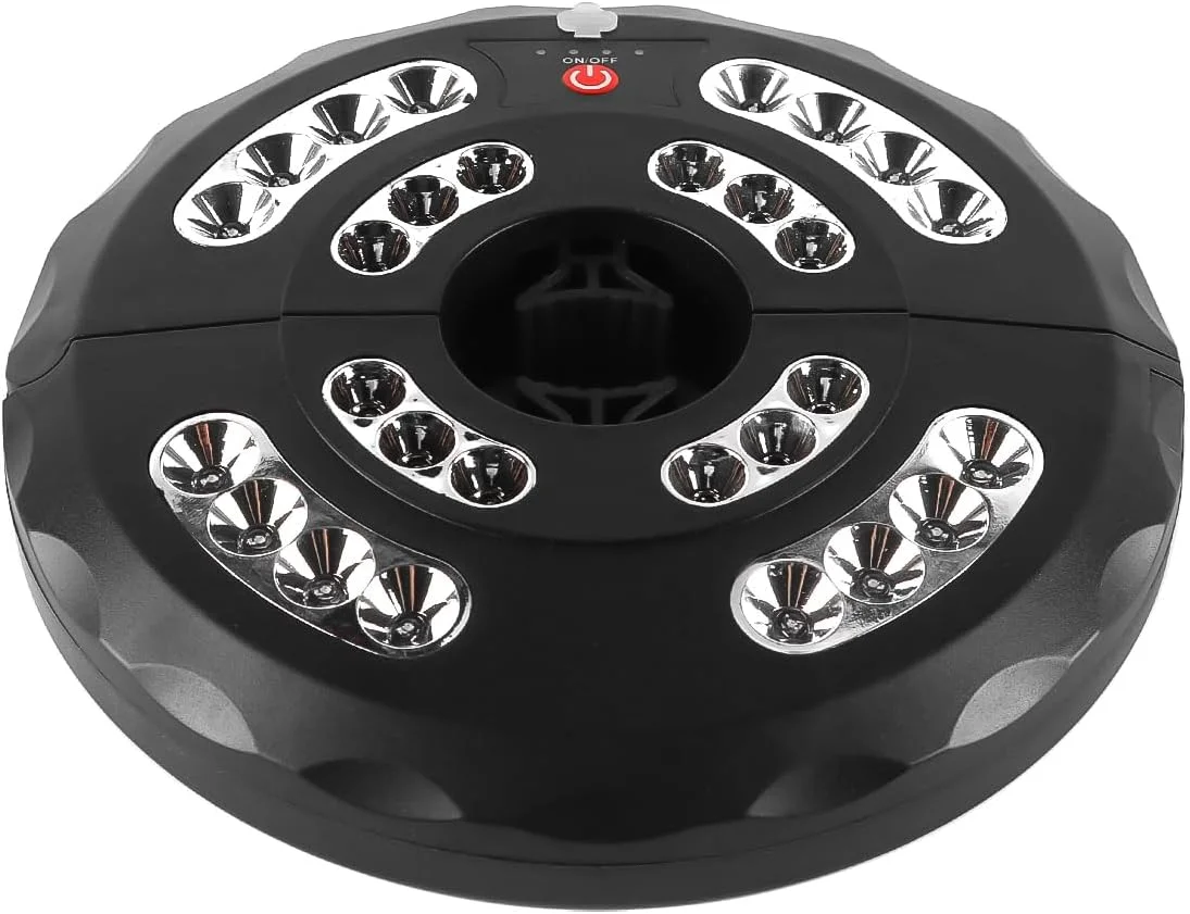 چراغ چتری قابل شارژ USB Gorise، ۴۰۰ لومن، ۲۸ چراغ، ضد آب، چراغ باغ با باتری ۲۲۰۰ میلی آمپر، ۳ حالت نوردهی و گیره قابل تنظیم برای کمپینگ، ساحل، پاسیو (سفید) چراغ چتری قابل شارژ USB Gorise، ۴۰۰ لومن، ۲۸ چراغ، ضد آب، چراغ باغ با باتری ۲۲۰۰ میلی آمپر، ۳ حالت نوردهی و گیره قابل تنظیم برای کمپینگ، ساحل، پاسیو (سفید)