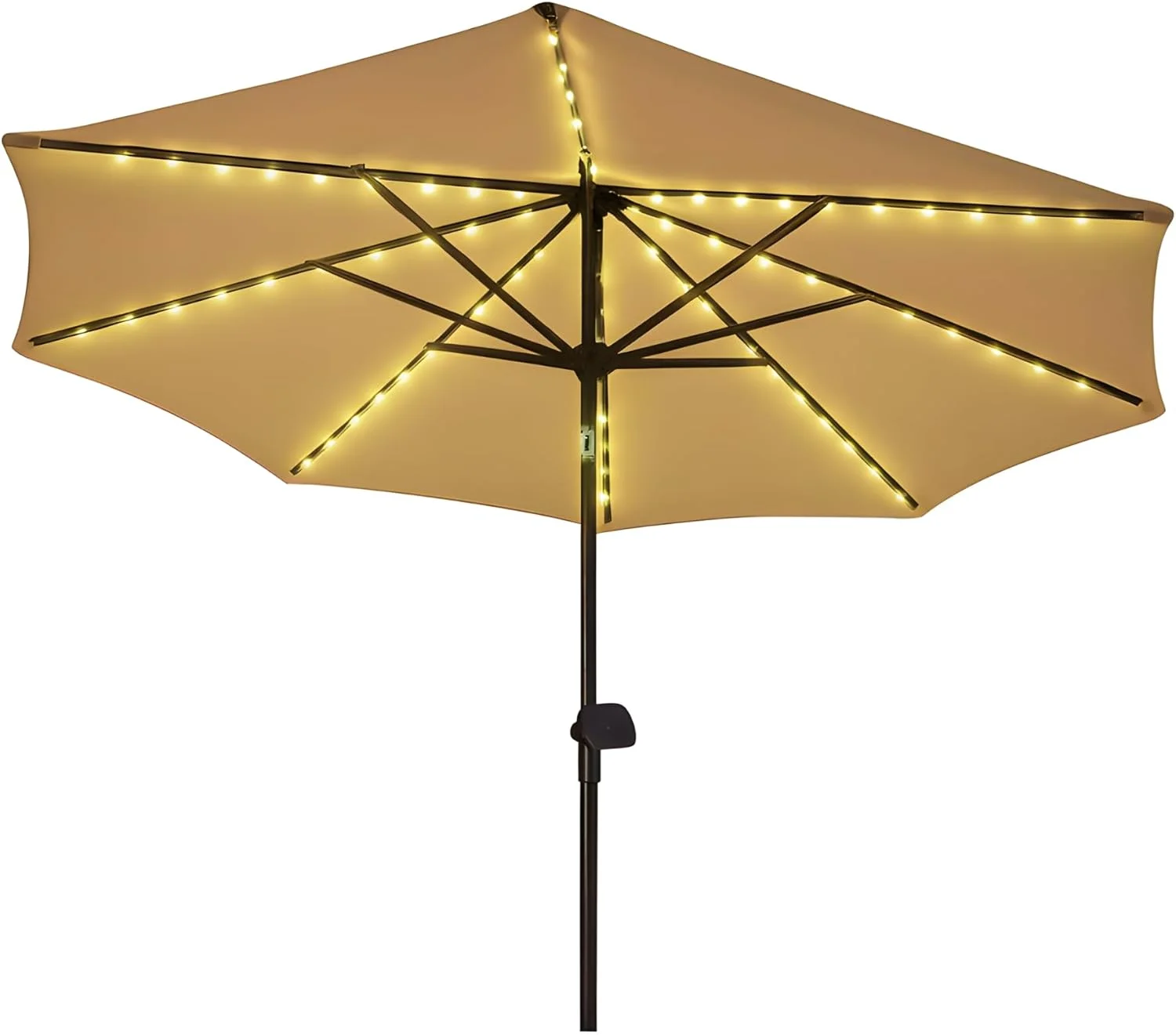 چراغ های چتری خورشیدی Belle Luci Holiday Bright Lights، 8 حالت، تغییر رنگ