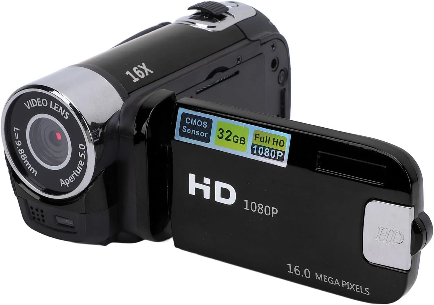 دوربین فیلمبرداری الپریکو با زوم دیجیتال 16 برابر، صفحه نمایش رنگی 2.4 اینچی، دوربین ضد لرزش برای یوتیوب، دوربین فیلمبرداری با قابلیت ضبط حلقه ای برای ثبت خاطرات سفر و رشد