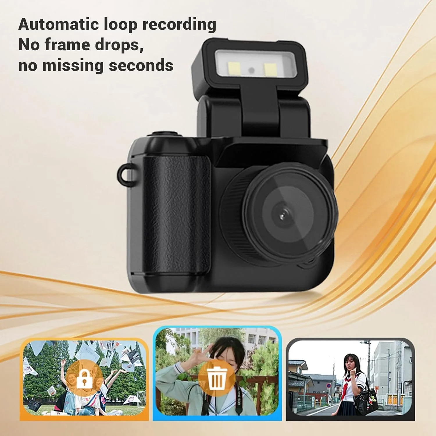 دوربین فیلمبرداری دیجیتال کودکانه Ejoyous، کمکدر 1080P 2MP HD با زاویه لنز 160 درجه و دوربین DV قابل شارژ برای نوجوانان دوربین فیلمبرداری دیجیتال کودکانه Ejoyous، کمکدر 1080P 2MP HD با زاویه لنز 160 درجه و دوربین DV قابل شارژ برای نوجوانان