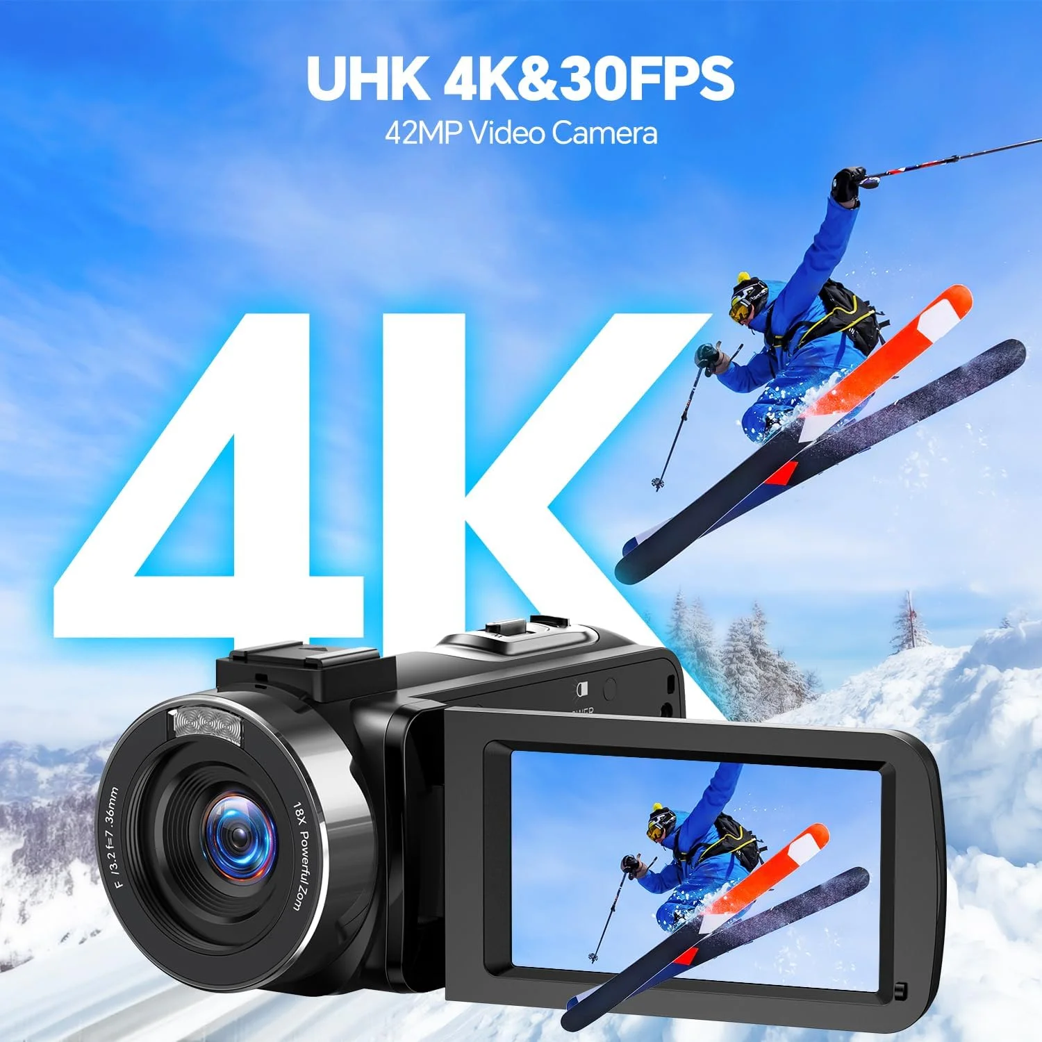 دوربین فیلمبرداری FIREFOTO 4K 42MP دوربین فیلمبرداری FIREFOTO 4K 42MP