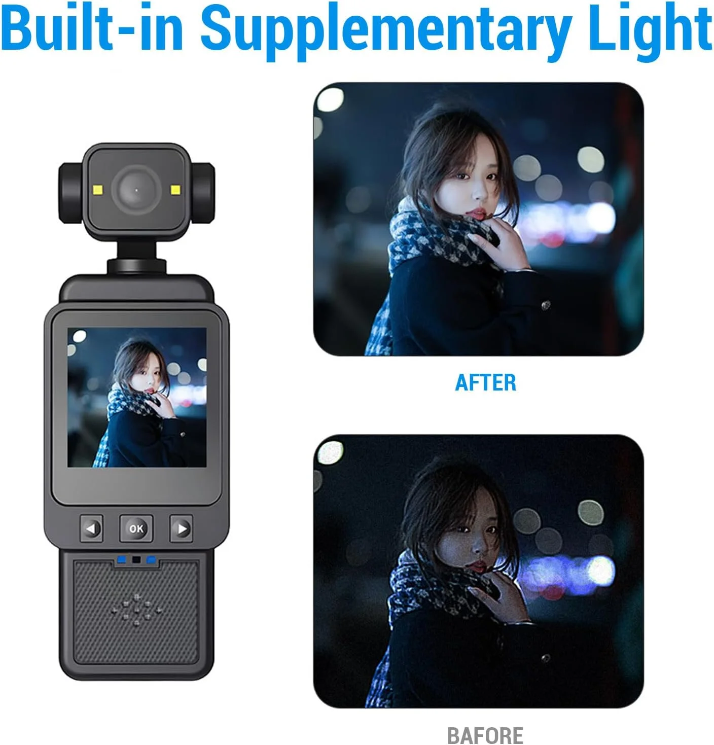 دوربین فیلمبرداری Focket با کیفیت 1080P HD، لرزشگیر چند محوره، چرخش لنز 270 و 180 درجه، دوربین چند منظوره قابل نصب روی بدن برای عکاسی دوربین فیلمبرداری Focket با کیفیت 1080P HD، لرزشگیر چند محوره، چرخش لنز 270 و 180 درجه، دوربین چند منظوره قابل نصب روی بدن برای عکاسی