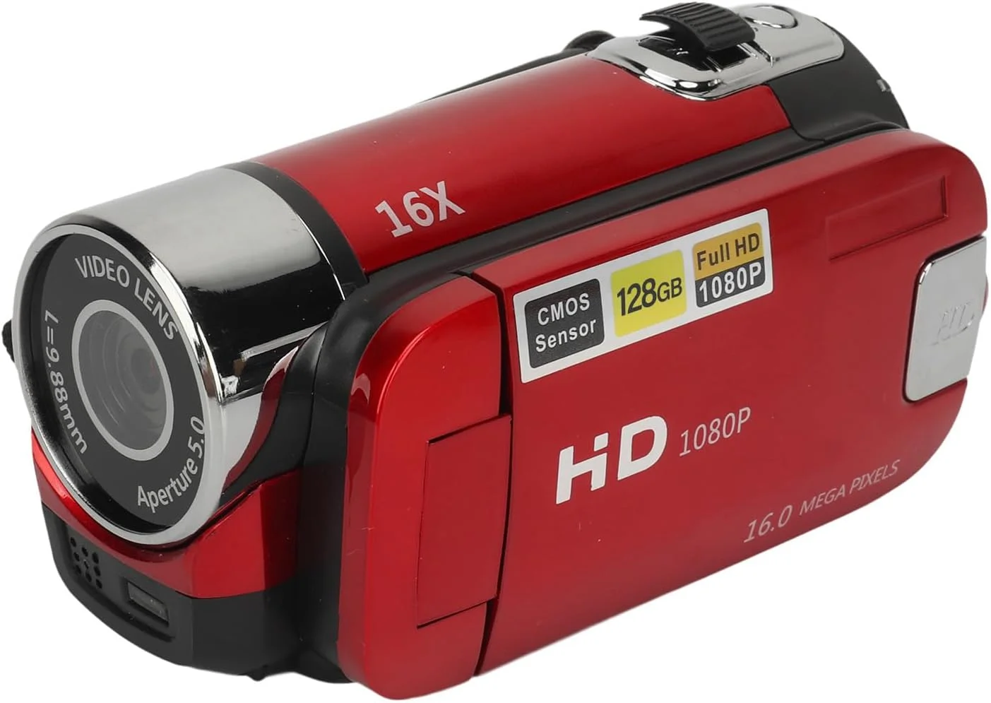 دوربین فیلمبرداری Focket مدل D90 1080P 16MP دیجیتال دستی، دوربین فیلمبرداری با صفحه نمایش چرخان 2.4 اینچی، زوم 16X، ضبط کننده ویدیویی HD با نور پرکننده برای نوجوانان و دانشجویان (قرمز) دوربین فیلمبرداری Focket مدل D90 1080P 16MP دیجیتال دستی، دوربین فیلمبرداری با صفحه نمایش چرخان 2.4 اینچی، زوم 16X، ضبط کننده ویدیویی HD با نور پرکننده برای نوجوانان و دانشجویان (قرمز)