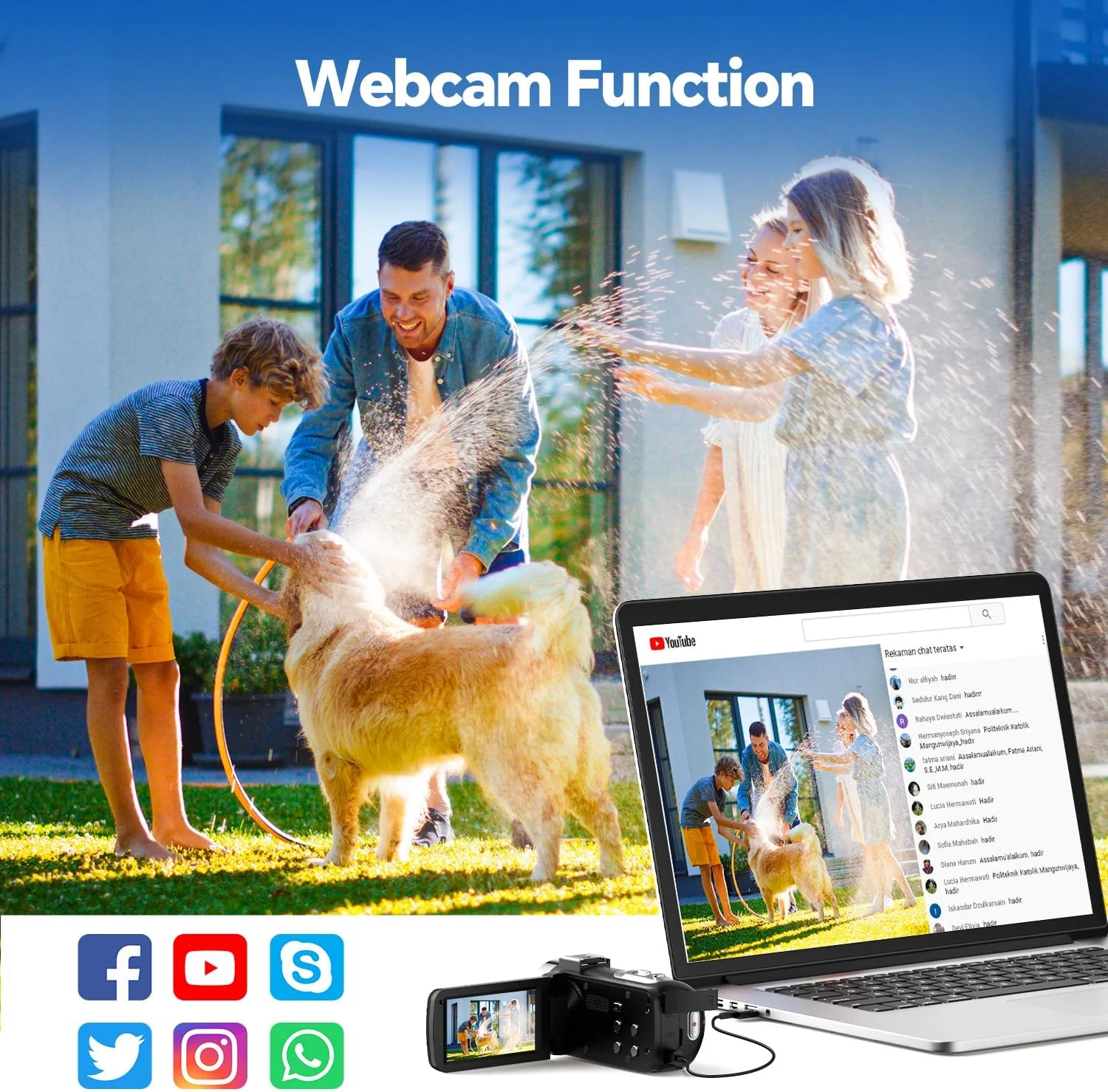 دوربین فیلمبرداری FIREFOTO 4K 42MP دوربین فیلمبرداری FIREFOTO 4K 42MP