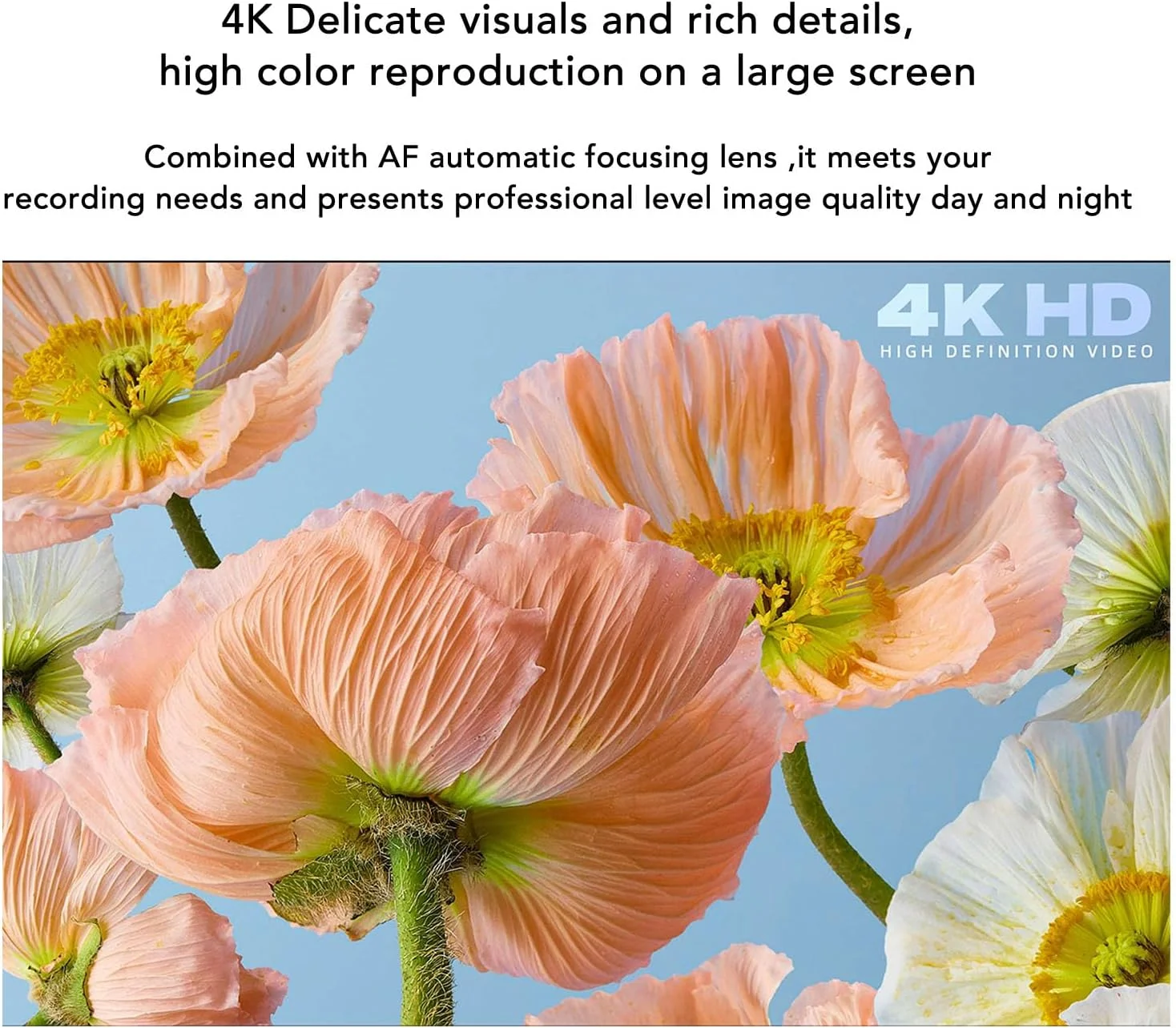 دوربین فیلمبرداری 4K Fockety، دوربین فیلمبرداری دیجیتال 64 مگاپیکسلی با فوکوس خودکار و صفحه نمایش 3 اینچی IPS HD، زوم دیجیتال 28X و نور LED، دوربین ولاگ برای یوتیوب، عکاسی، پشتیبانی از کارت SD 128 گیگابایتی