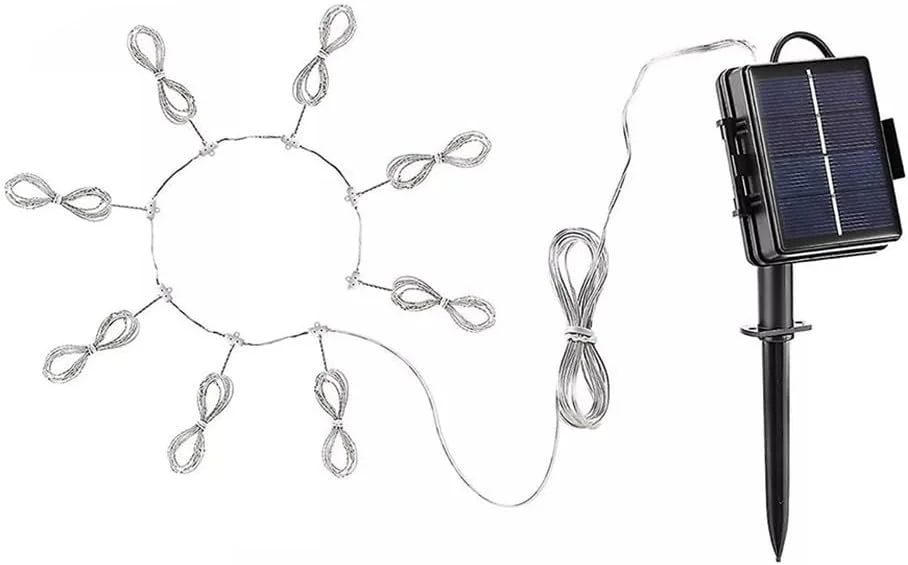 چراغ چتری خورشیدی LED، چراغ های چتر آفتابی خورشیدی، چتر باغی، میله نوری، نور رنگی برای پاسیو، ساحل (سفید گرم) چراغ چتری خورشیدی LED، چراغ های چتر آفتابی خورشیدی، چتر باغی، میله نوری، نور رنگی برای پاسیو، ساحل (سفید گرم)