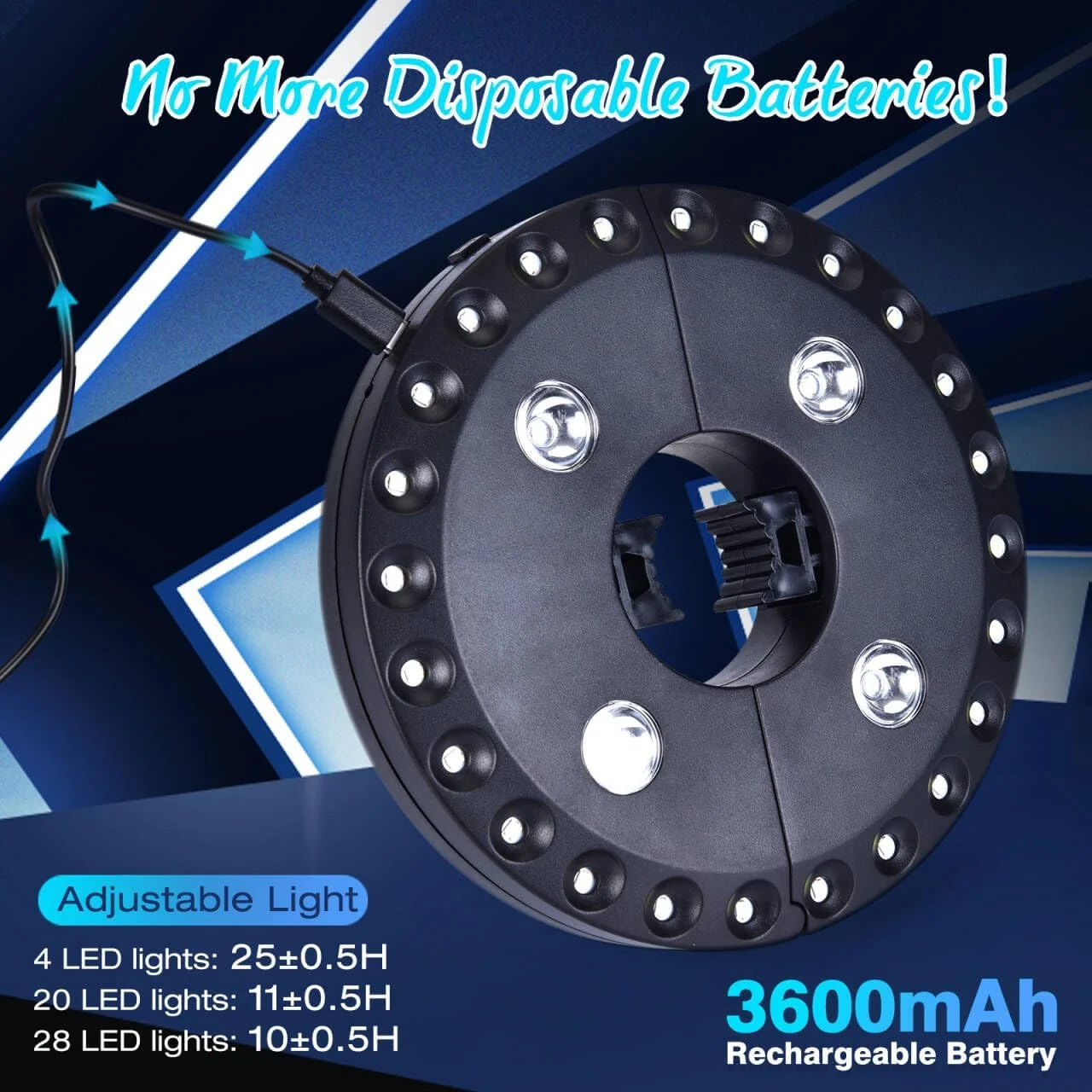 چراغ میله ای چتر آفتابی LATME برای چترها، چادرهای مسافرتی یا استفاده در فضای باز چراغ میله ای چتر آفتابی LATME برای چترها، چادرهای مسافرتی یا استفاده در فضای باز