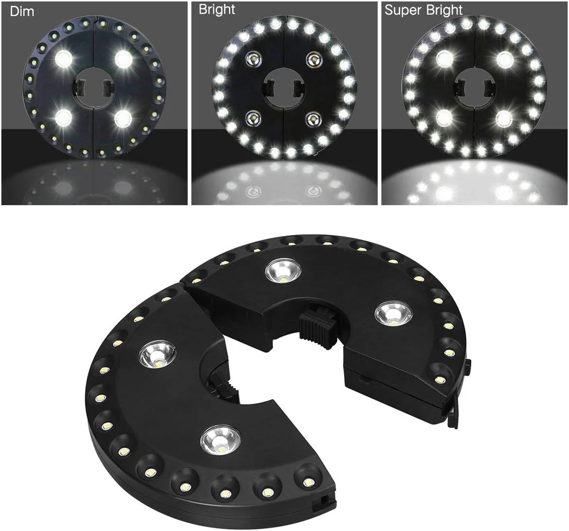 چراغ میله ای چتر آفتابی LATME برای چترها، چادرهای مسافرتی یا استفاده در فضای باز چراغ میله ای چتر آفتابی LATME برای چترها، چادرهای مسافرتی یا استفاده در فضای باز