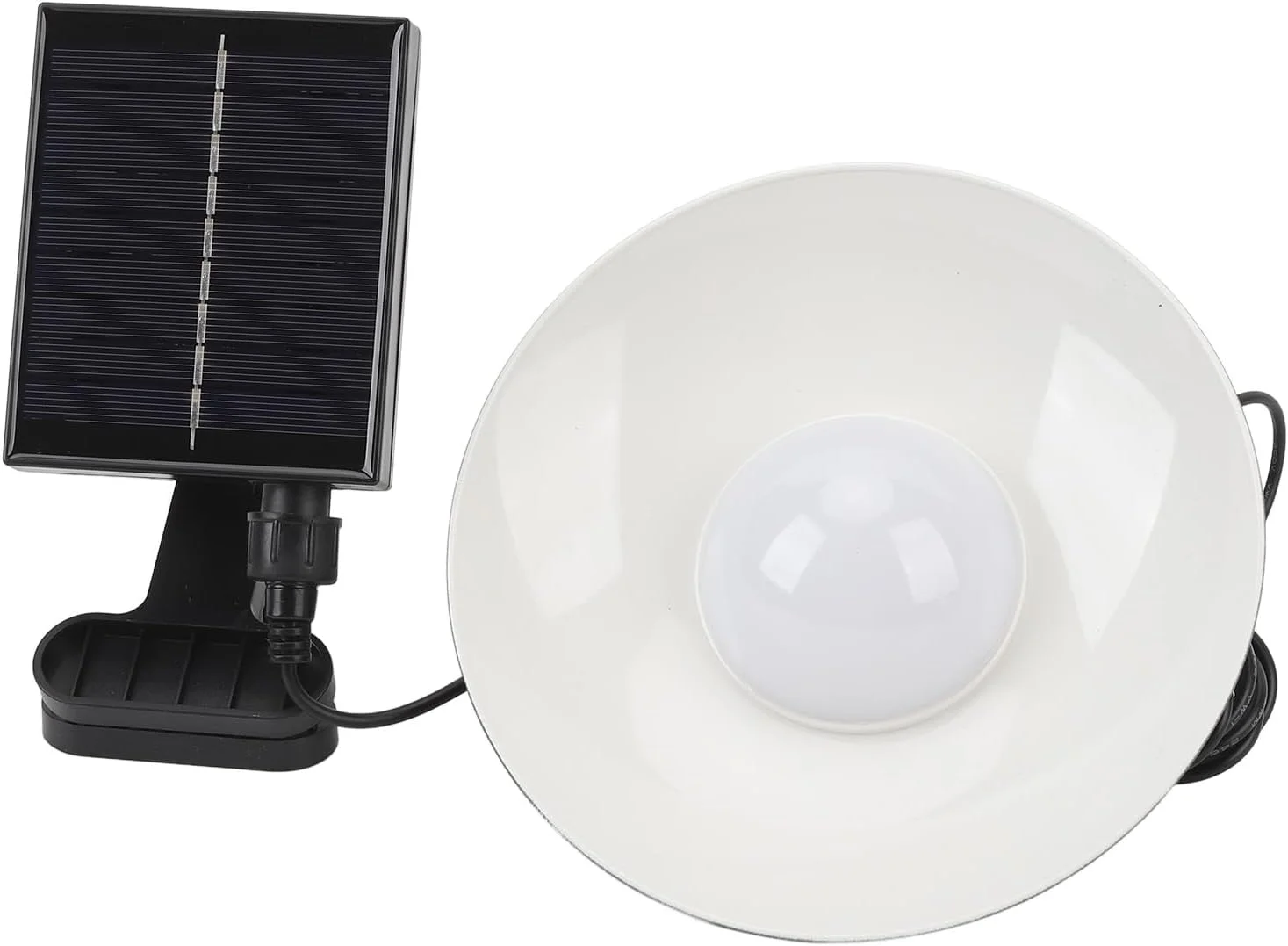 چراغ چتری LED خورشیدی Nurnesy با کنترل از راه دور - روشنایی فضای باز 1.2 وات برای پاسیو، باغ ها و کمپینگ - 3 دمای رنگ قابل تنظیم و نمایش