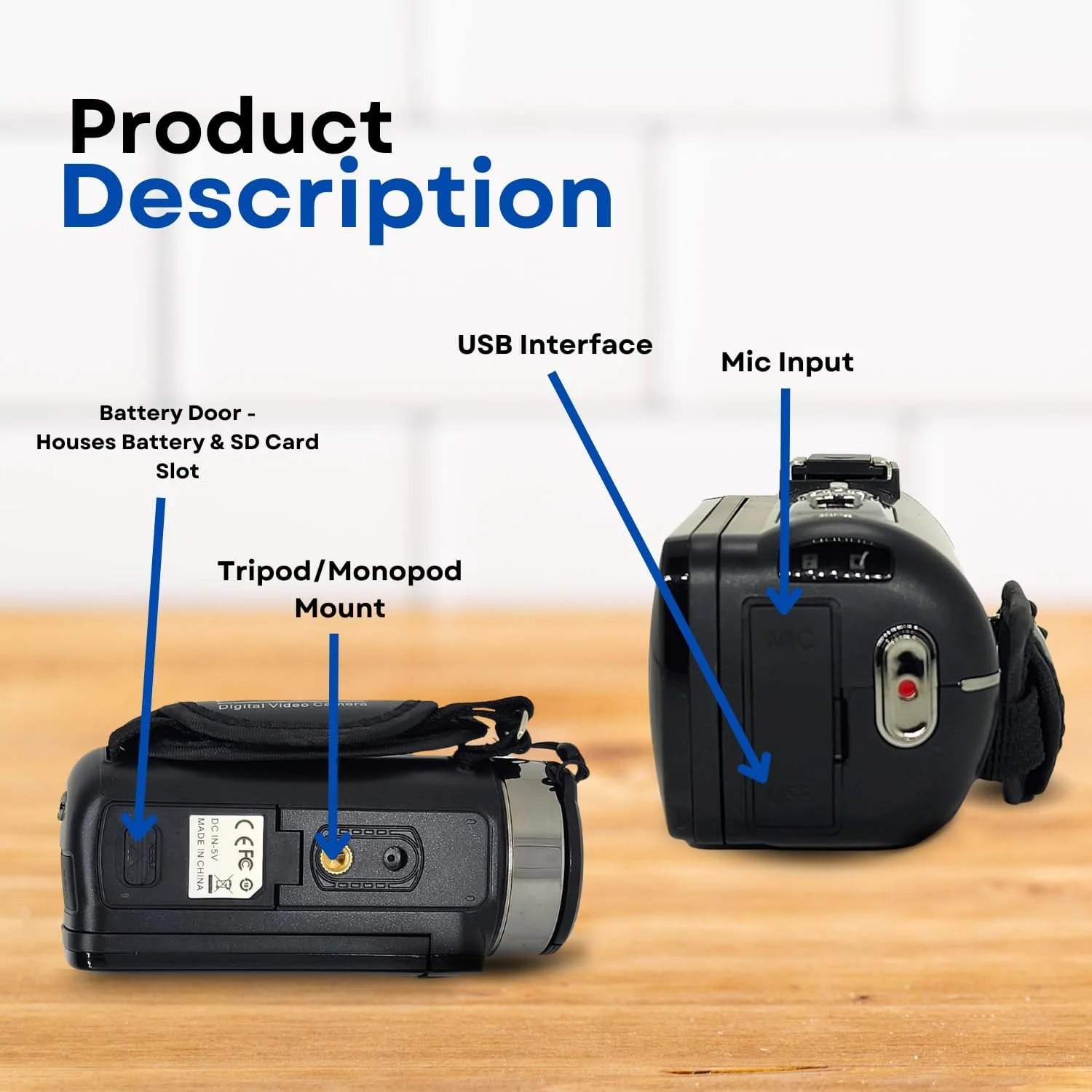 دوربین فیلمبرداری 4K Genius Tech با کیفیت 42 مگاپیکسل، پشتیبانی از ضبط ویدیو برای وبلاگ نویسی، یوتیوب، تیک تاک، دوربین فیلمبرداری دیجیتال با صفحه نمایش 3 اینچی LCD، زوم دیجیتال 18X برای بزرگسالان، کودکان، نوجوانان و مبتدیان دوربین فیلمبرداری 4K Genius Tech با کیفیت 42 مگاپیکسل، پشتیبانی از ضبط ویدیو برای وبلاگ نویسی، یوتیوب، تیک تاک، دوربین فیلمبرداری دیجیتال با صفحه نمایش 3 اینچی LCD، زوم دیجیتال 18X برای بزرگسالان، کودکان، نوجوانان و مبتدیان