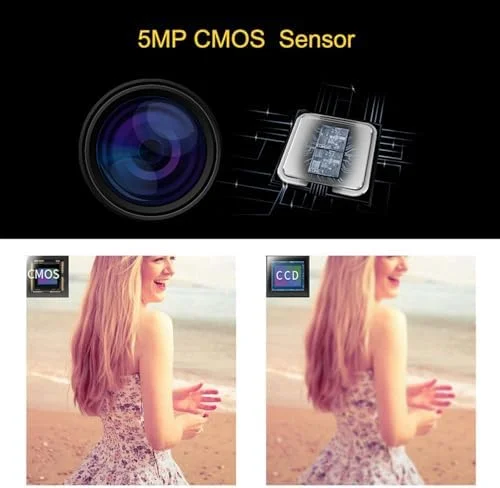 دوربین فیلمبرداری دیجیتال قابل حمل Goshyda با چرخش 270 درجه ای 2.7 اینچی و زوم دیجیتال 16 برابر، دوربین فیلمبرداری DV برای استفاده در منزل/مسافرت (مشکی)