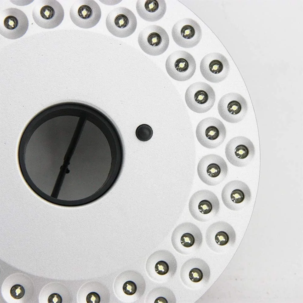 چراغ چتری OUKA با 48 ال ای دی، چراغ آویز پایه چتر پاسیو، چراغ قابل حمل چادر کمپینگ، سفید