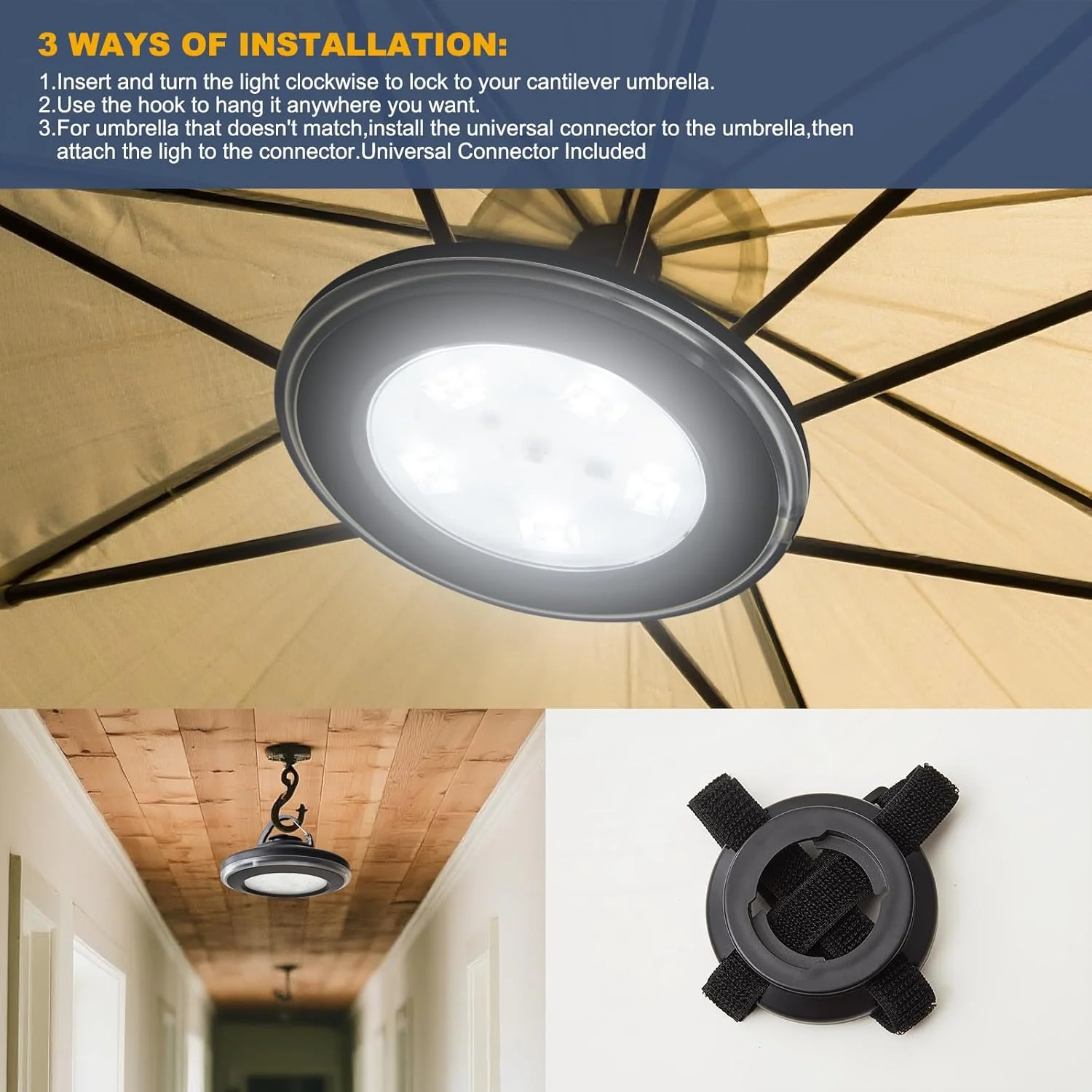 چراغ چتری کنسولی پاسیو فضای باز