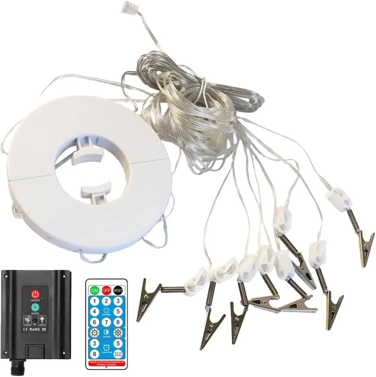 چراغ چتر فضای باز، چراغ چتر فضای باز خورشیدی، نورپردازی ضدآب محیطی برای دکوراسیون بیرون برای حیاط، عرشه، ایوان، چادر، بالکن، کمپینگ، استخر، ساحل، سایبان