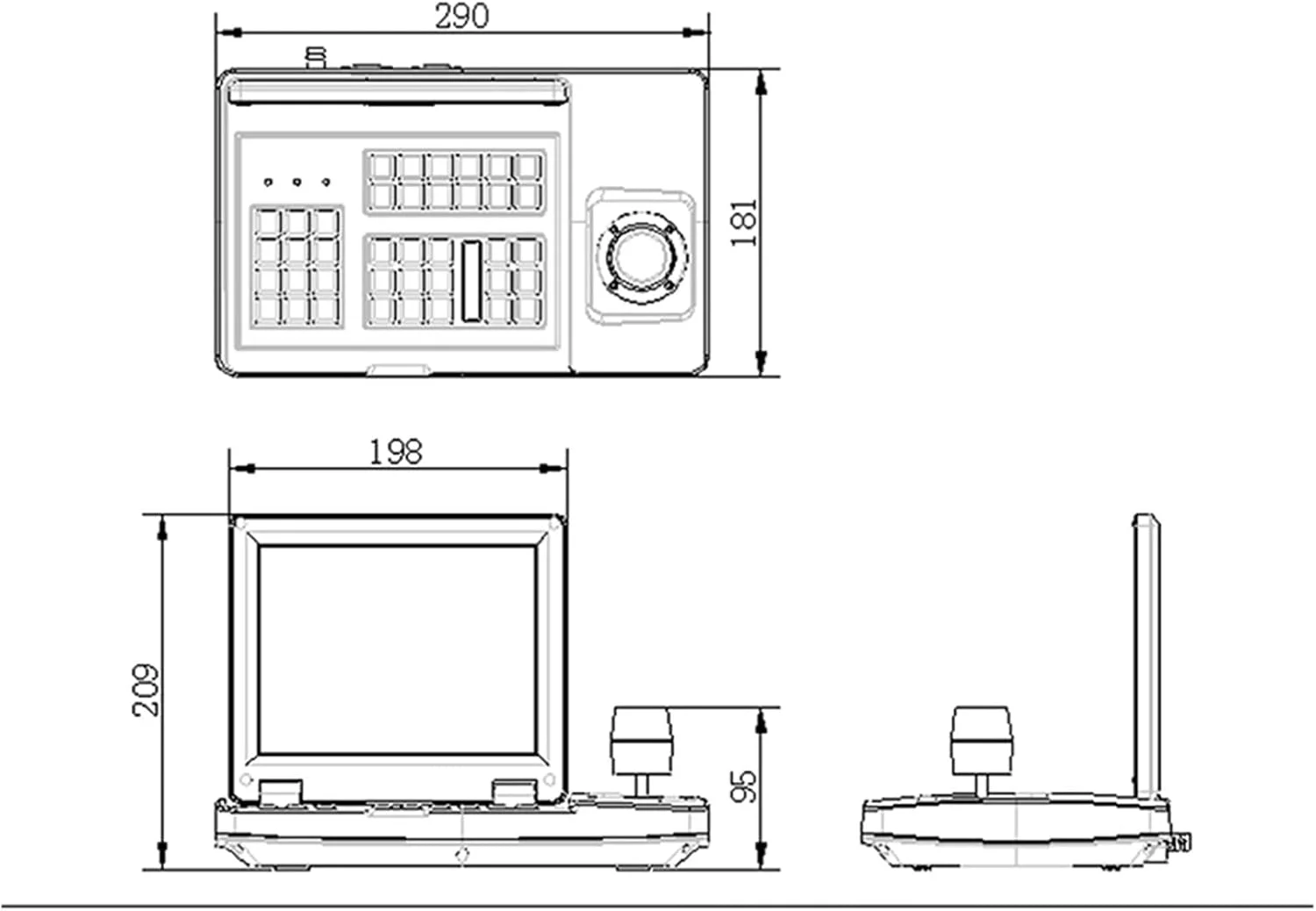 دوربین فیلمبرداری کنفرانس با صفحه نمایش 8 اینچی HD TFT LCD و کنترلر صفحه کلید بصری 3 محوره HDSDI با خروجی HD-SDI CVBS برای سیستم دوربین فیلمبرداری کنفرانس امنیتی دوربین فیلمبرداری کنفرانس با صفحه نمایش 8 اینچی HD TFT LCD و کنترلر صفحه کلید بصری 3 محوره HDSDI با خروجی HD-SDI CVBS برای سیستم دوربین فیلمبرداری کنفرانس امنیتی