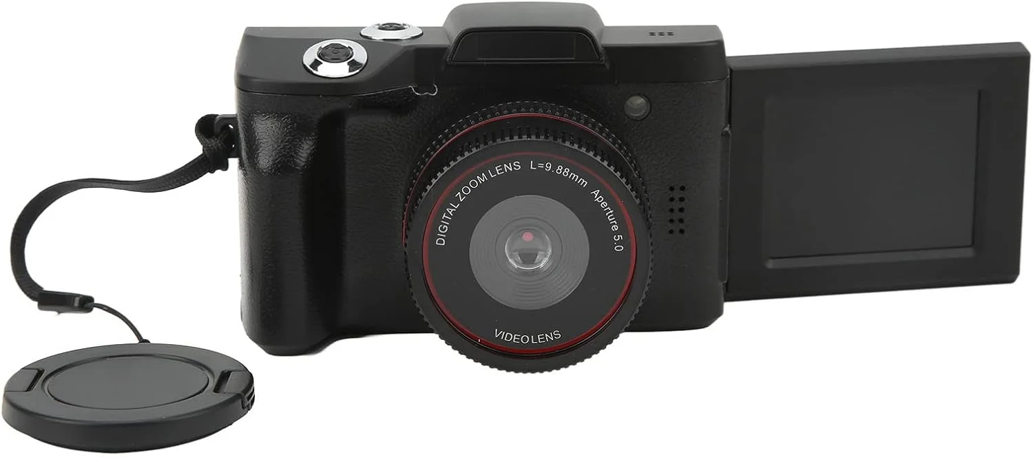 دوربین دیجیتال GOWENIC 1080P HD 16MP با صفحه نمایش LCD چرخان 180 درجه 2.4 اینچی، زوم دیجیتال 16X، ضبط حلقه ای و پایه پیچ 1/4 اینچی برای ضبط در یوتیوب دوربین دیجیتال GOWENIC 1080P HD 16MP با صفحه نمایش LCD چرخان 180 درجه 2.4 اینچی، زوم دیجیتال 16X، ضبط حلقه ای و پایه پیچ 1/4 اینچی برای ضبط در یوتیوب