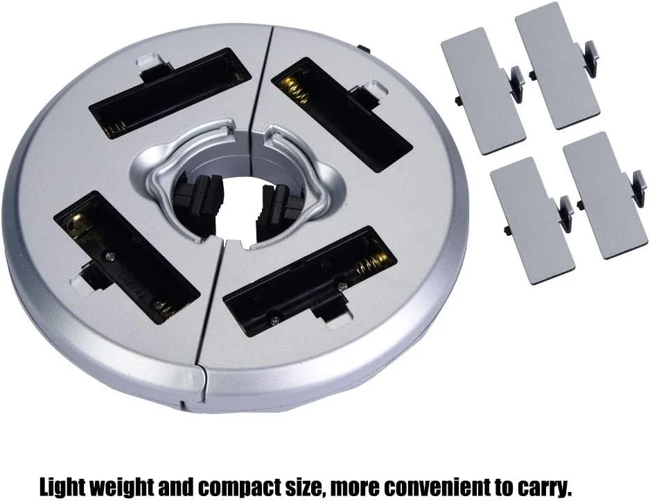 چراغ چتر آفتابی با 24 ال ای دی - چراغ میله چتر بدون سیم برای پاسیو، کمپینگ، استفاده در فضای باز