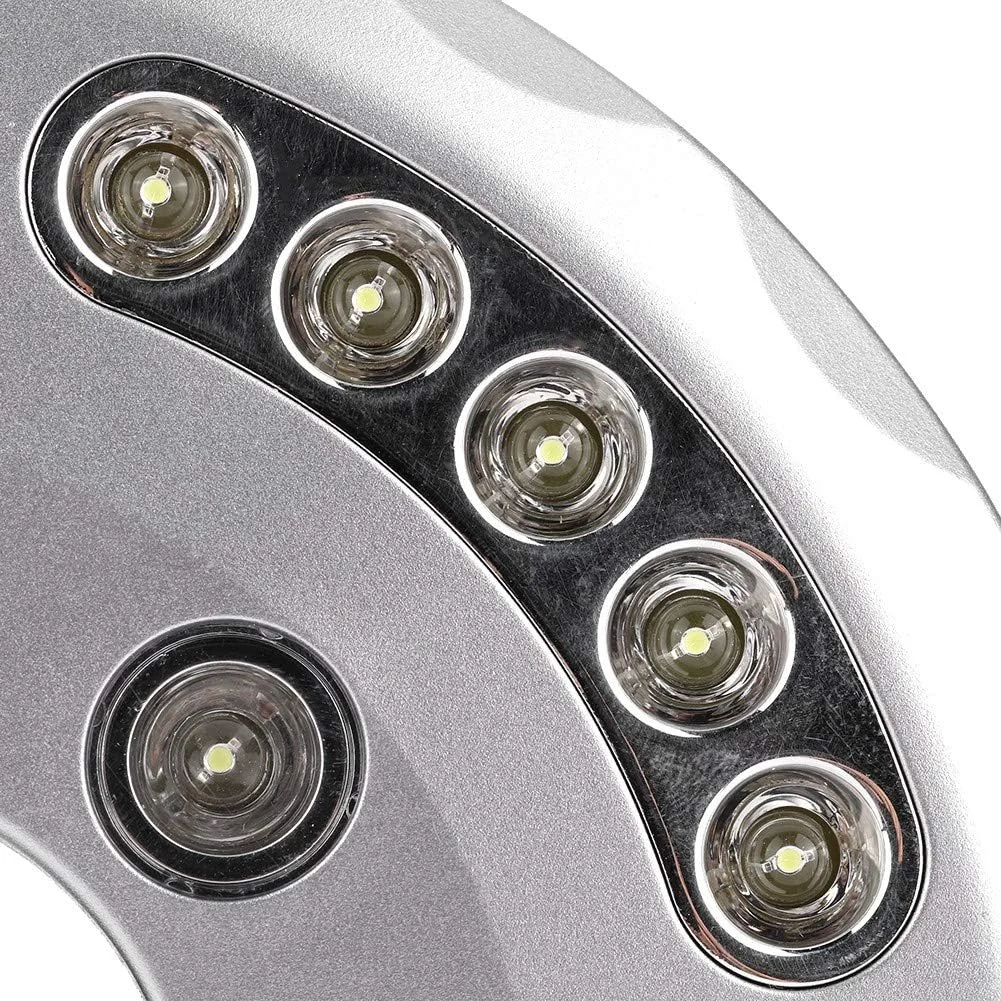 چراغ چادر LED مدل 24+4، چراغ قابل حمل میله چتر با گیره قابل تنظیم برای فعالیت های فضای باز، چترهای پاسیو، کمپینگ (نقره ای) چراغ چادر LED مدل 24+4، چراغ قابل حمل میله چتر با گیره قابل تنظیم برای فعالیت های فضای باز، چترهای پاسیو، کمپینگ (نقره ای)