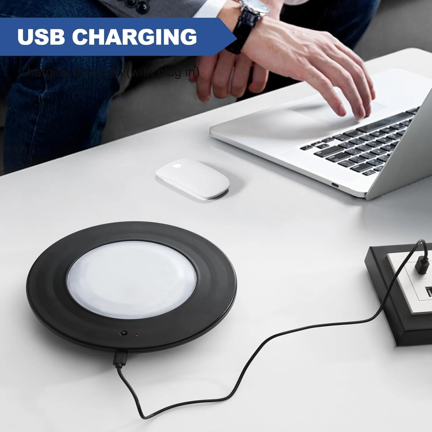 چراغ چتری LED پاسیو Powfloven مشکی با ریموت، چراغ چتری قابل حمل با باتری قابل شارژ، دارای 12 حالت رنگ، 3 سطح روشنایی قابل تنظیم برای چترهای پاسیو، چادرهای کمپینگ، استفاده در فضای باز