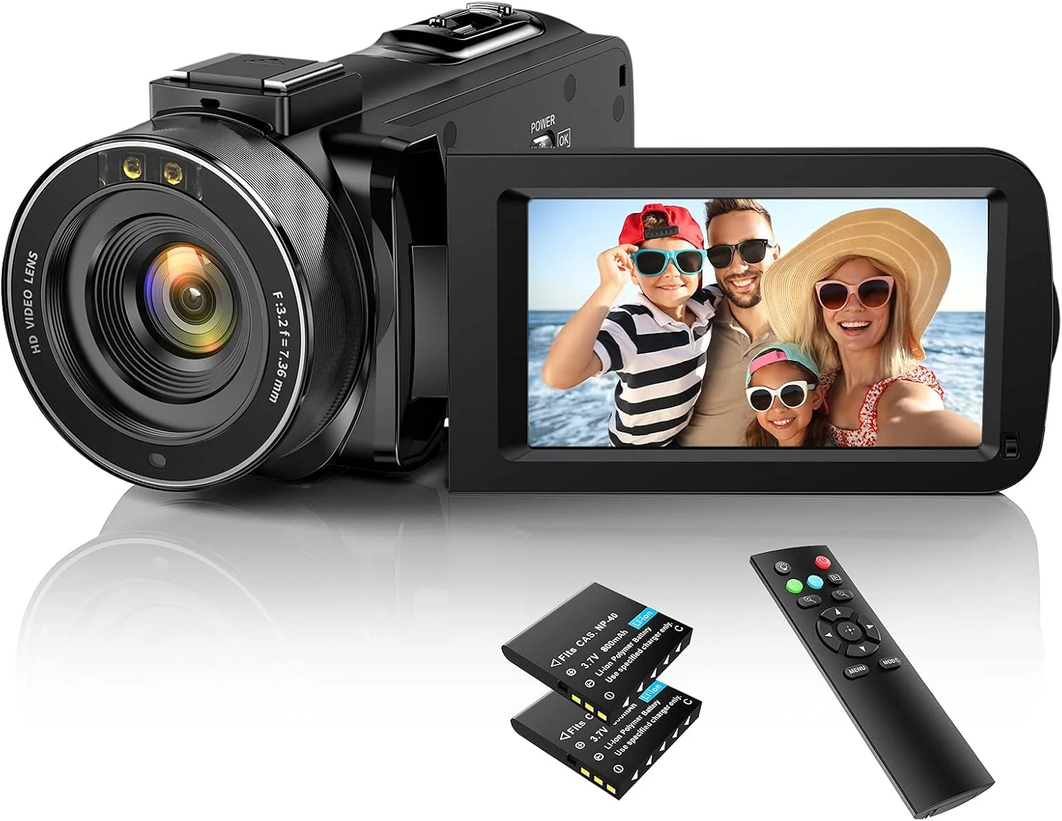 دوربین فیلمبرداری IXNAIQY 1080P 30FPS 36MP مناسب برای ولاگ و یوتیوب، دید در شب، صفحه نمایش 3.0 اینچی IPS، زوم دیجیتال 16X به همراه کنترل از راه دور و 2 باتری دوربین فیلمبرداری IXNAIQY 1080P 30FPS 36MP مناسب برای ولاگ و یوتیوب، دید در شب، صفحه نمایش 3.0 اینچی IPS، زوم دیجیتال 16X به همراه کنترل از راه دور و 2 باتری