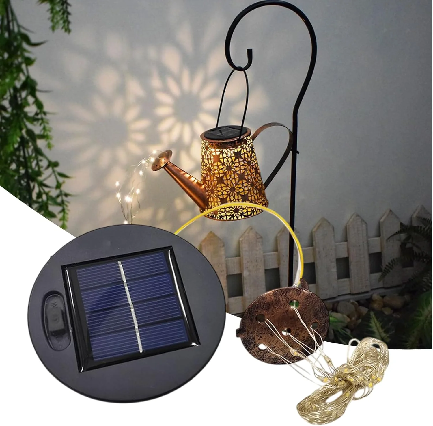 سر چراغ خورشیدی جایگزین، قطعات چراغ خورشیدی، سایبان پنل ضد آب 3.34 اینچی برای باغ، پاسیو، حصار، گل ها و محوطه سر چراغ خورشیدی جایگزین، قطعات چراغ خورشیدی، سایبان پنل ضد آب 3.34 اینچی برای باغ، پاسیو، حصار، گل ها و محوطه