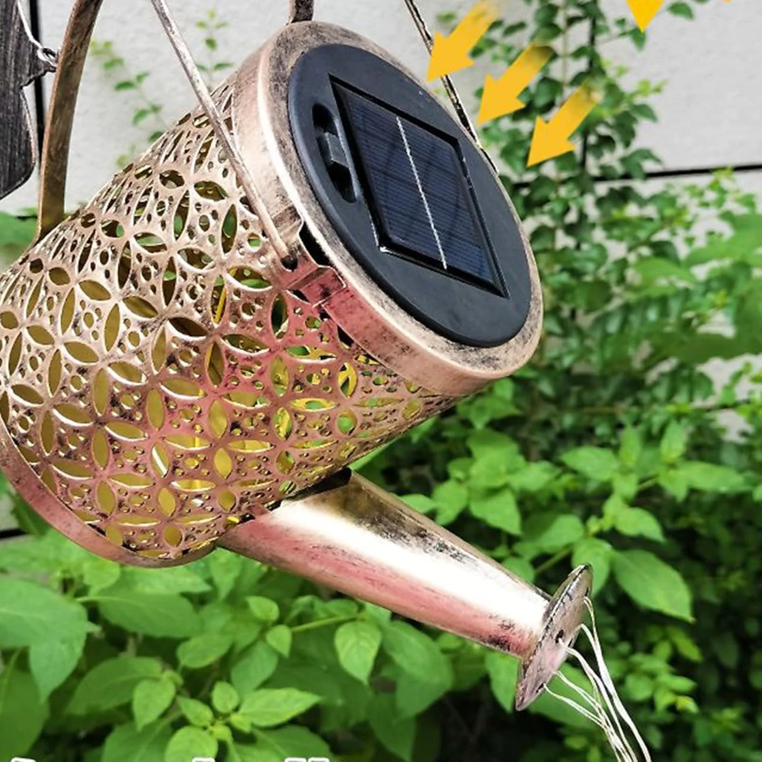 سر چراغ خورشیدی جایگزین - قطعات چراغ خورشیدی - سایبان پنل ضد آب 3.34 اینچی برای باغ، پاسیو، حصار، گل ها، محوطه سازی