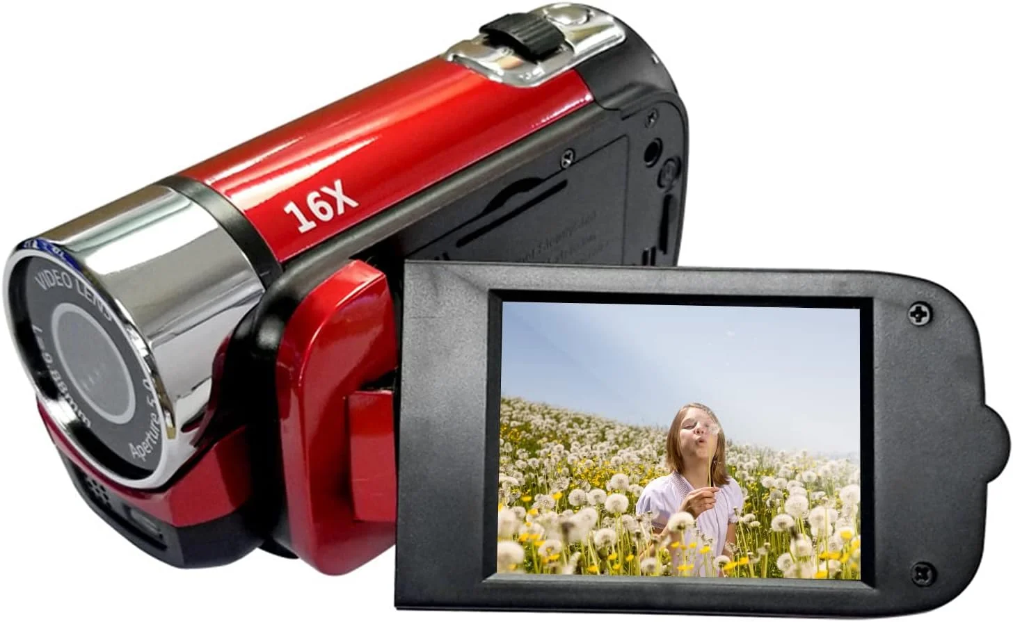 دوربین فیلمبرداری دیجیتال قابل حمل Labymos با کیفیت بالا 1080P، شانزده مگاپیکسل، صفحه نمایش LCD 2.7 اینچی و زوم دیجیتال 16 برابر به همراه باتری داخلی دوربین فیلمبرداری دیجیتال قابل حمل Labymos با کیفیت بالا 1080P، شانزده مگاپیکسل، صفحه نمایش LCD 2.7 اینچی و زوم دیجیتال 16 برابر به همراه باتری داخلی