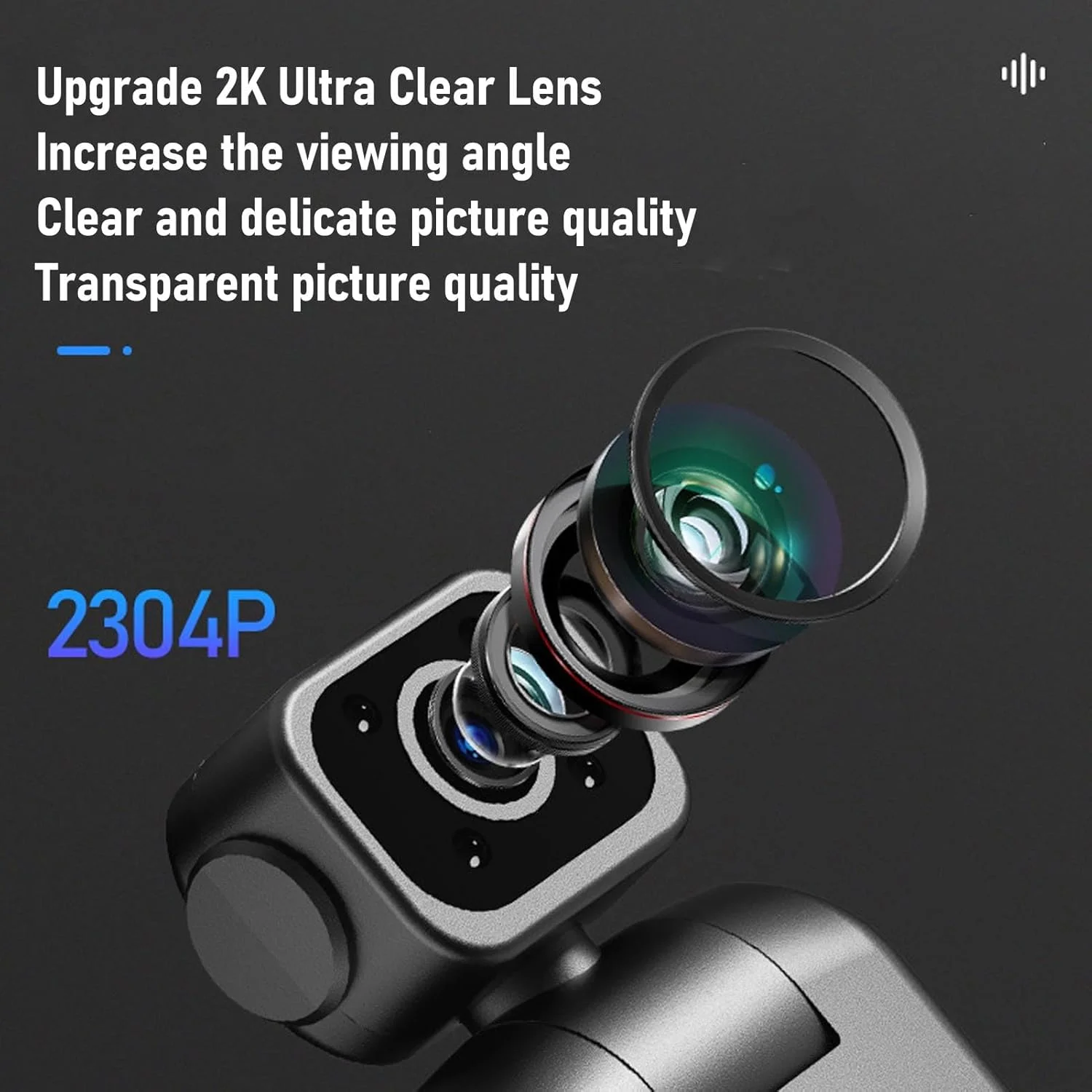 دوربین فیلمبرداری قابل حمل، دوربین اکشن با لنز زاویه باز 355 درجه چرخشی 2K HD، دوربین فیلمبرداری ضد لرزش با گیره پشتی برای ورزش در فضای باز، دوچرخه سواری، مسافرت دوربین فیلمبرداری قابل حمل، دوربین اکشن با لنز زاویه باز 355 درجه چرخشی 2K HD، دوربین فیلمبرداری ضد لرزش با گیره پشتی برای ورزش در فضای باز، دوچرخه سواری، مسافرت