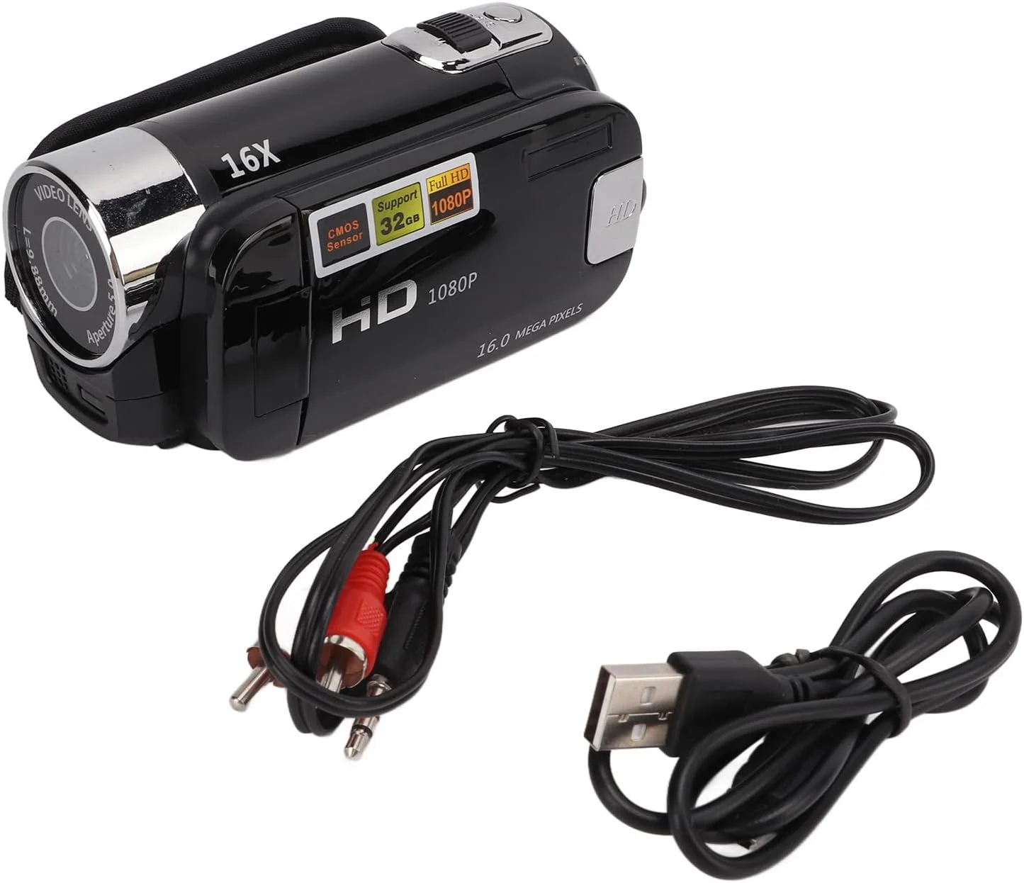 دوربین فیلمبرداری Marhynchus با صفحه نمایش 2.7 اینچی LCD، زوم 16X، رابط USB، فرمت ویدیویی AVI 4K، فرمت عکس JPG 48M، دوربین فیلمبرداری دیجیتال (مشکی) دوربین فیلمبرداری Marhynchus با صفحه نمایش 2.7 اینچی LCD، زوم 16X، رابط USB، فرمت ویدیویی AVI 4K، فرمت عکس JPG 48M، دوربین فیلمبرداری دیجیتال (مشکی)