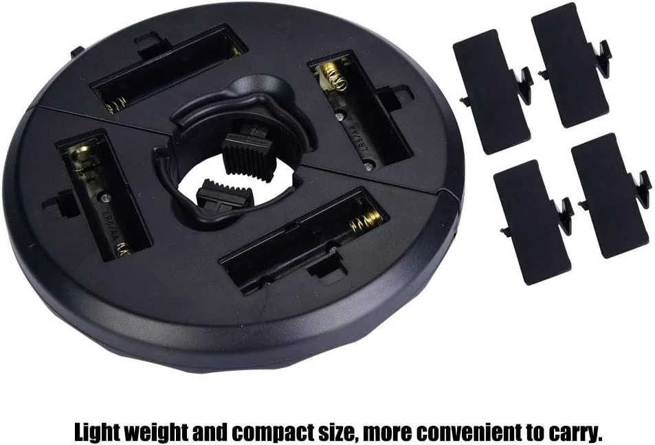 چراغ چتری پاسیو، چراغ میله چتری ال ای دی 24 تایی با قابلیت تنظیم نور برای چترهای پاسیو، چادرهای کمپینگ و استفاده در فضای باز (قرمز)