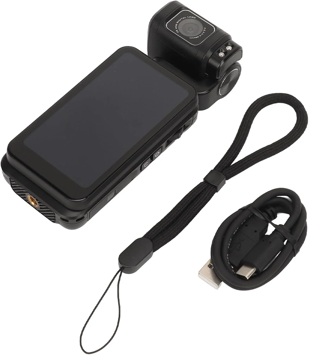 دوربین فیلمبرداری 5K - دوربین ولاگینگ وای فای 36 مگاپیکسلی با زوم دیجیتال 10 برابر، صفحه لمسی چرخان، زاویه دید عریض 120 درجه و باتری 3250 میلی آمپر ساعتی - شامل 64 گیگابایت دوربین فیلمبرداری 5K - دوربین ولاگینگ وای فای 36 مگاپیکسلی با زوم دیجیتال 10 برابر، صفحه لمسی چرخان، زاویه دید عریض 120 درجه و باتری 3250 میلی آمپر ساعتی - شامل 64 گیگابایت