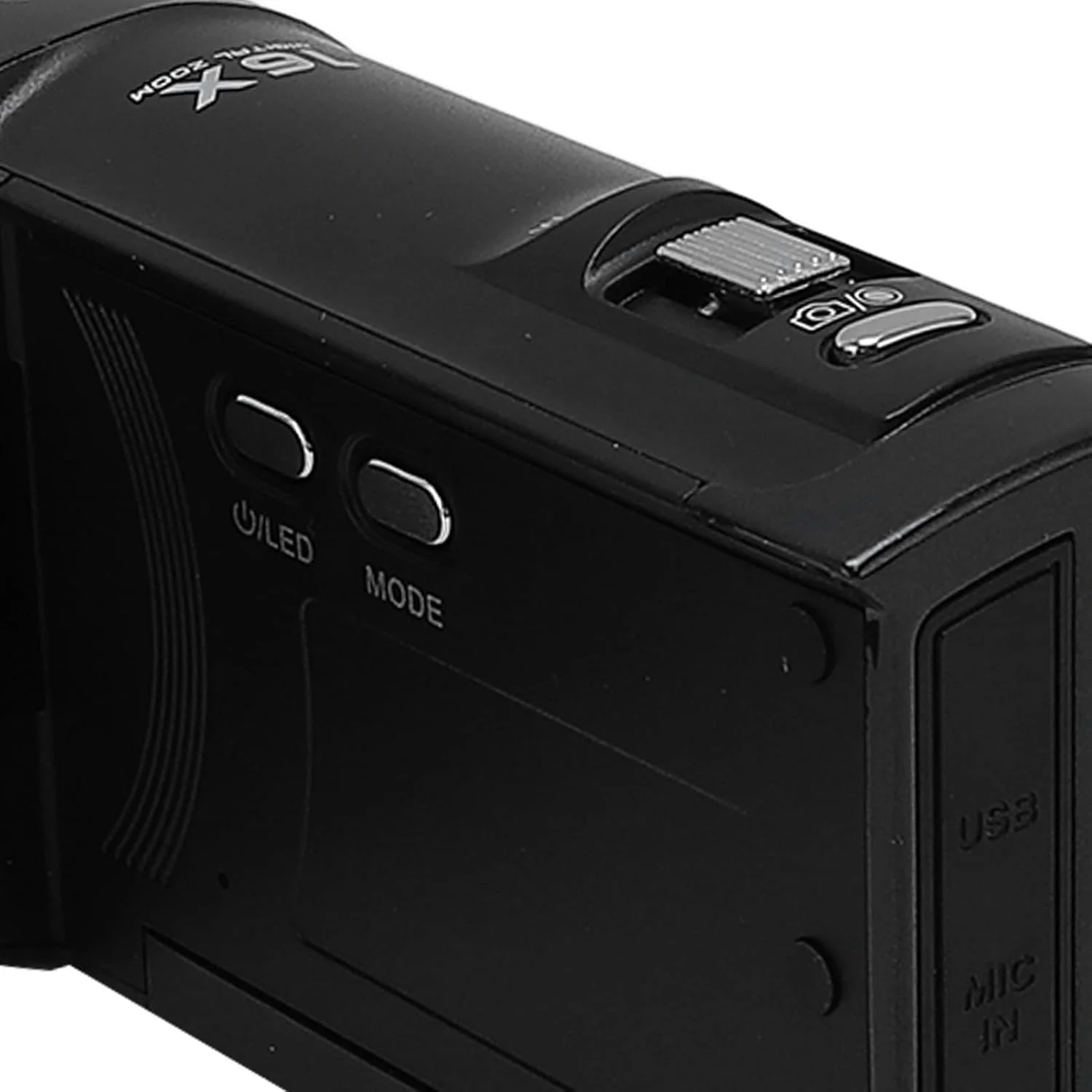 دوربین فیلمبرداری 50 مگاپیکسل 2.7K HD با زوم دیجیتال 16 برابر و صفحه نمایش چرخان 2.8 اینچی به همراه پورت USB و رزوه 1/4 اینچی مناسب برای مسافرت (128 گیگابایت) دوربین فیلمبرداری 50 مگاپیکسل 2.7K HD با زوم دیجیتال 16 برابر و صفحه نمایش چرخان 2.8 اینچی به همراه پورت USB و رزوه 1/4 اینچی مناسب برای مسافرت (128 گیگابایت)