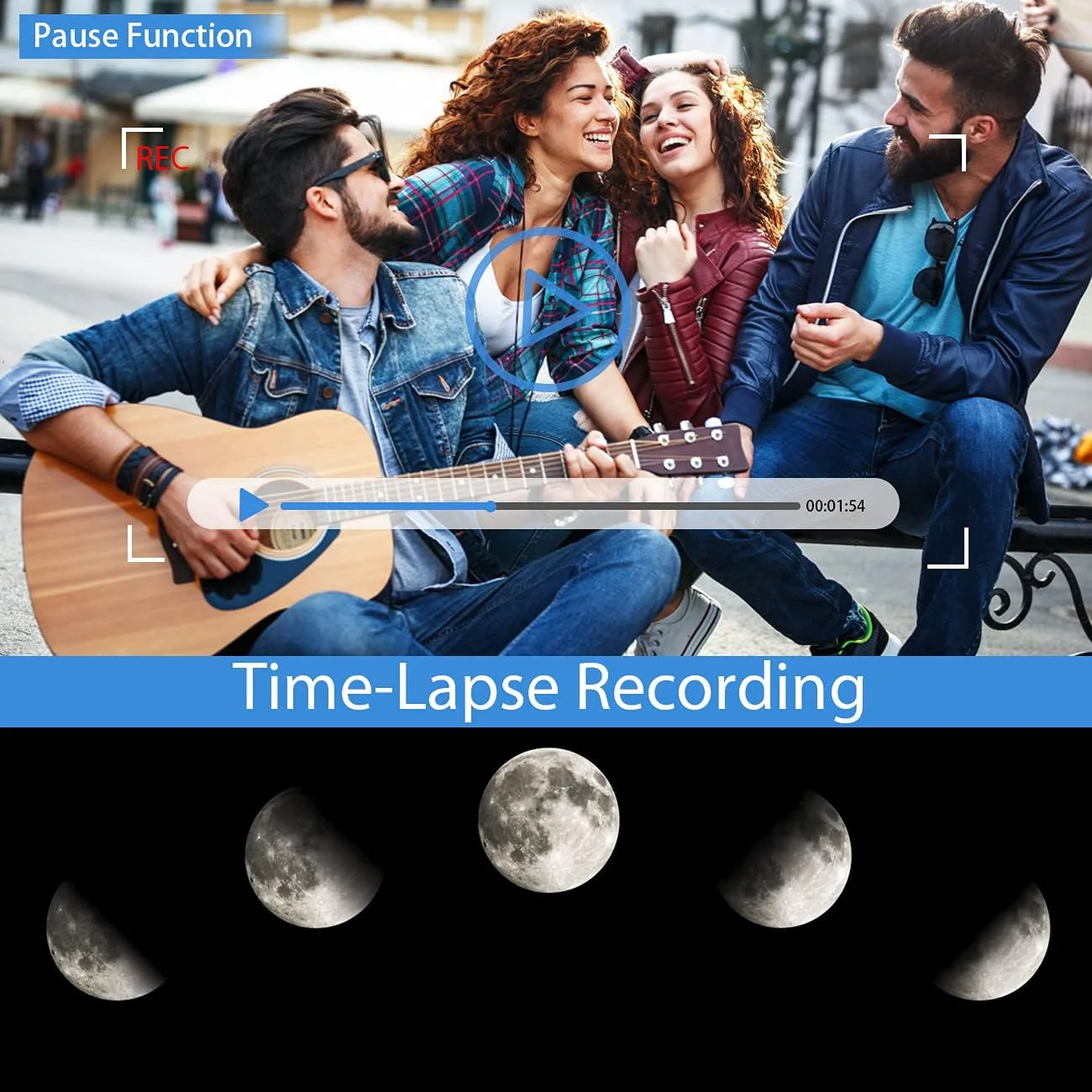 دوربین فیلمبرداری Full HD 1080P 48MP برای یوتیوب با صفحه نمایش 3.0 اینچی IPS، دوربین ولاگینگ دیجیتال 16X با کنترل از راه دور، کارت SD 32 گیگابایتی و باتری دوربین فیلمبرداری Full HD 1080P 48MP برای یوتیوب با صفحه نمایش 3.0 اینچی IPS، دوربین ولاگینگ دیجیتال 16X با کنترل از راه دور، کارت SD 32 گیگابایتی و باتری