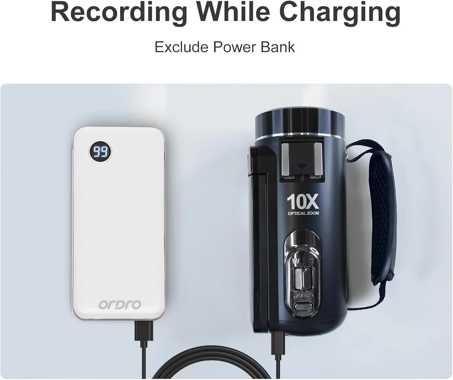 دوربین فیلمبرداری 4K ORDRO Ultra HD با زوم اپتیکال 10X و زوم دیجیتال 120X، دوربین فیلمبرداری دیجیتال فوکوس خودکار WiFi Vlogging با کارت SD 32 گیگابایتی دوربین فیلمبرداری 4K ORDRO Ultra HD با زوم اپتیکال 10X و زوم دیجیتال 120X، دوربین فیلمبرداری دیجیتال فوکوس خودکار WiFi Vlogging با کارت SD 32 گیگابایتی