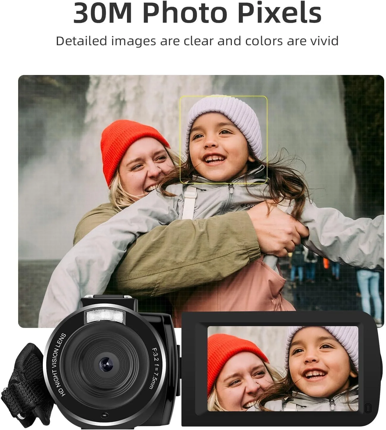 دوربین فیلمبرداری ORDRO دوربین دیجیتال ضبط کننده تصویر فول اچ دی 1080P 30FPS 30MP صفحه نمایش 3.0 اینچی LCD با چرخش 270 درجه زوم دیجیتال 18X به همراه کارت حافظه 16 گیگابایتی و 2 عدد باتری دوربین فیلمبرداری ORDRO دوربین دیجیتال ضبط کننده تصویر فول اچ دی 1080P 30FPS 30MP صفحه نمایش 3.0 اینچی LCD با چرخش 270 درجه زوم دیجیتال 18X به همراه کارت حافظه 16 گیگابایتی و 2 عدد باتری