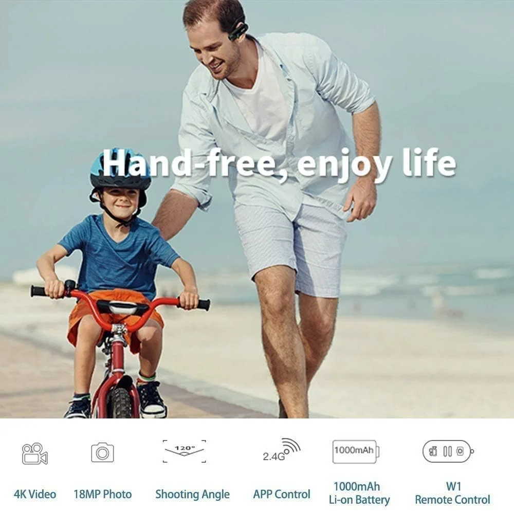 ORDRO - دوربین فیلمبرداری 4K مدل EP6 قابل نصب روی سر، دوربین فیلمبرداری قابل حمل FHD 1080P 60FPS، ضبط کننده ولاگ WiFi بدون دست (شامل کارت حافظه 32 گیگابایتی) ORDRO - دوربین فیلمبرداری 4K مدل EP6 قابل نصب روی سر، دوربین فیلمبرداری قابل حمل FHD 1080P 60FPS، ضبط کننده ولاگ WiFi بدون دست (شامل کارت حافظه 32 گیگابایتی)