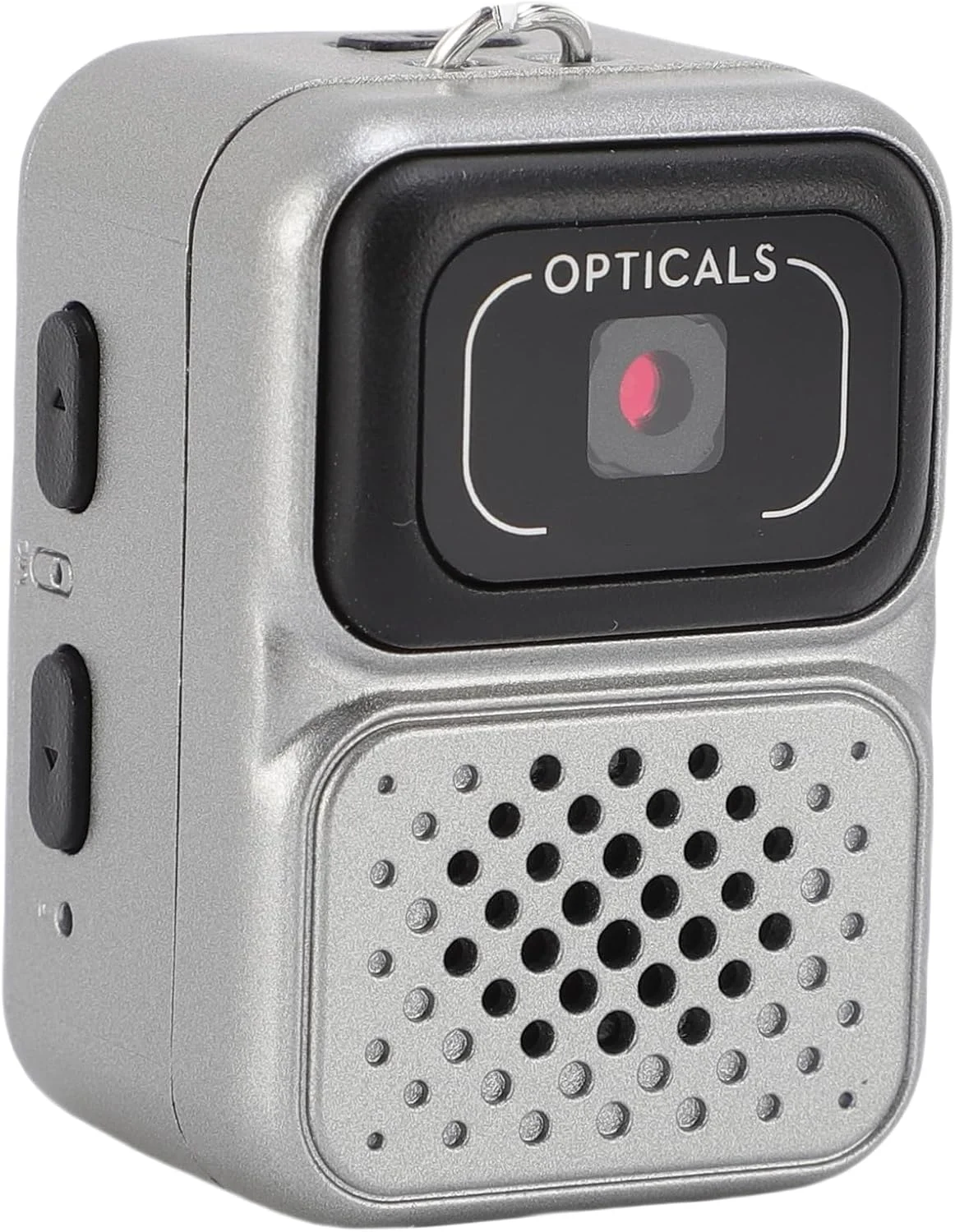 دوربین کوچک جاکلیدی، دوربین کوچک قابل شارژ 2 مگاپیکسلی با کیفیت 1080P FHD همراه با کارت حافظه 128 گیگابایتی و صفحه نمایش 0.96 اینچی، دوربین فیلمبرداری انگشتی برای ضبط سفر (خاکستری)