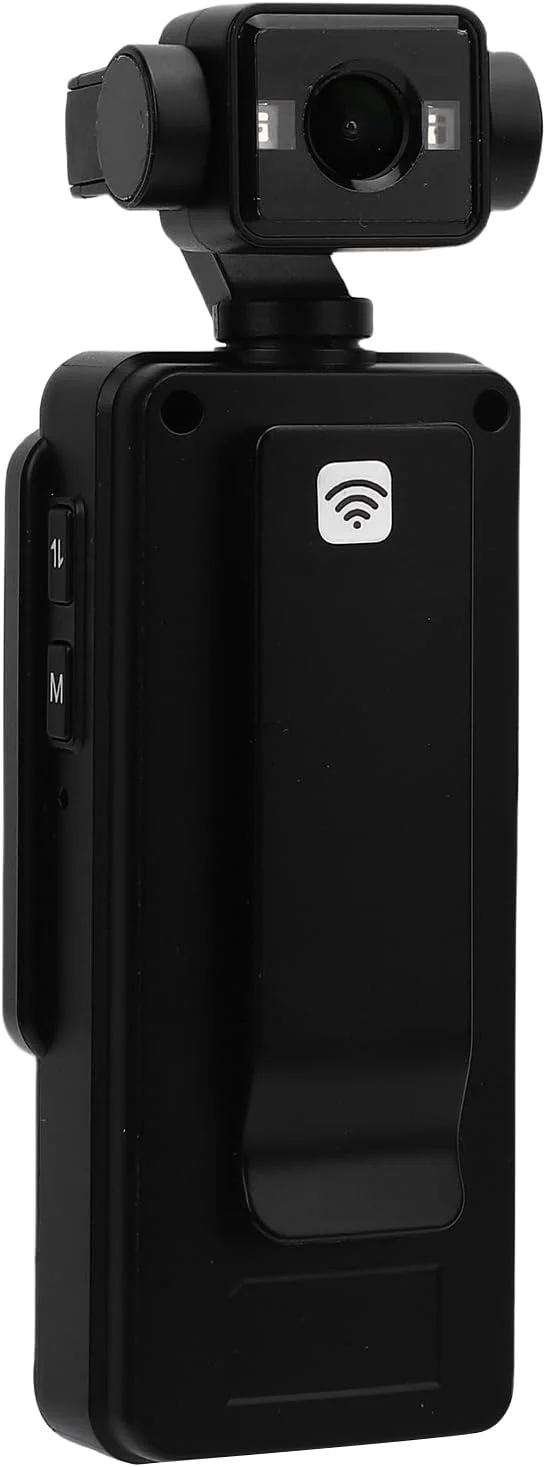 دوربین کوچک جیبی Oreilet، دوربین فیلمبرداری قابل حمل WiFi HD 1080P با لنز چرخشی 360 درجه و تشخیص حرکت، دوربین فیلمبرداری برای ورزش، مسافرت و اعمال قانون