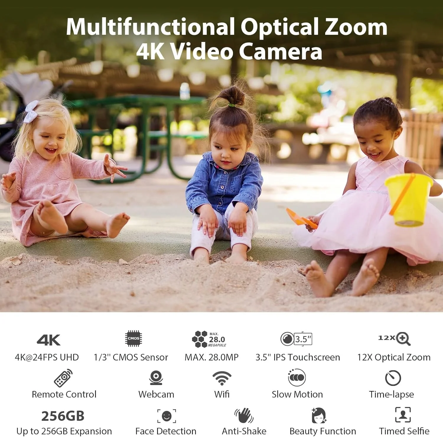 دوربین فیلمبرداری ORDRO با زوم اپتیکال 12X به همراه میکروفون، نور LED، لنز واید انگل، نگهدارنده دستی و 2 باتری دوربین فیلمبرداری ORDRO با زوم اپتیکال 12X به همراه میکروفون، نور LED، لنز واید انگل، نگهدارنده دستی و 2 باتری