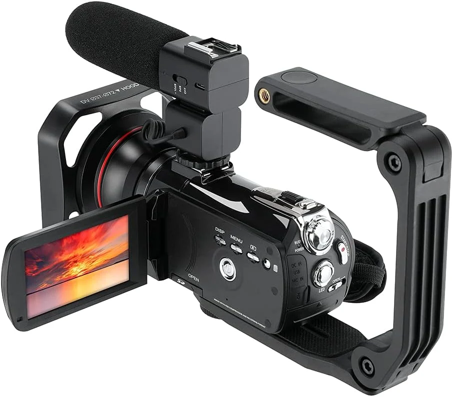 دوربین فیلمبرداری UHD 4K با زوم اپتیکال ORDRO مدل AC5 Plus، مناسب برای تولید محتوای ویدیویی در یوتیوب، دارای صفحه لمسی چرخان، ضد لرزش، فوکوس خودکار و تایم لپس دوربین فیلمبرداری UHD 4K با زوم اپتیکال ORDRO مدل AC5 Plus، مناسب برای تولید محتوای ویدیویی در یوتیوب، دارای صفحه لمسی چرخان، ضد لرزش، فوکوس خودکار و تایم لپس