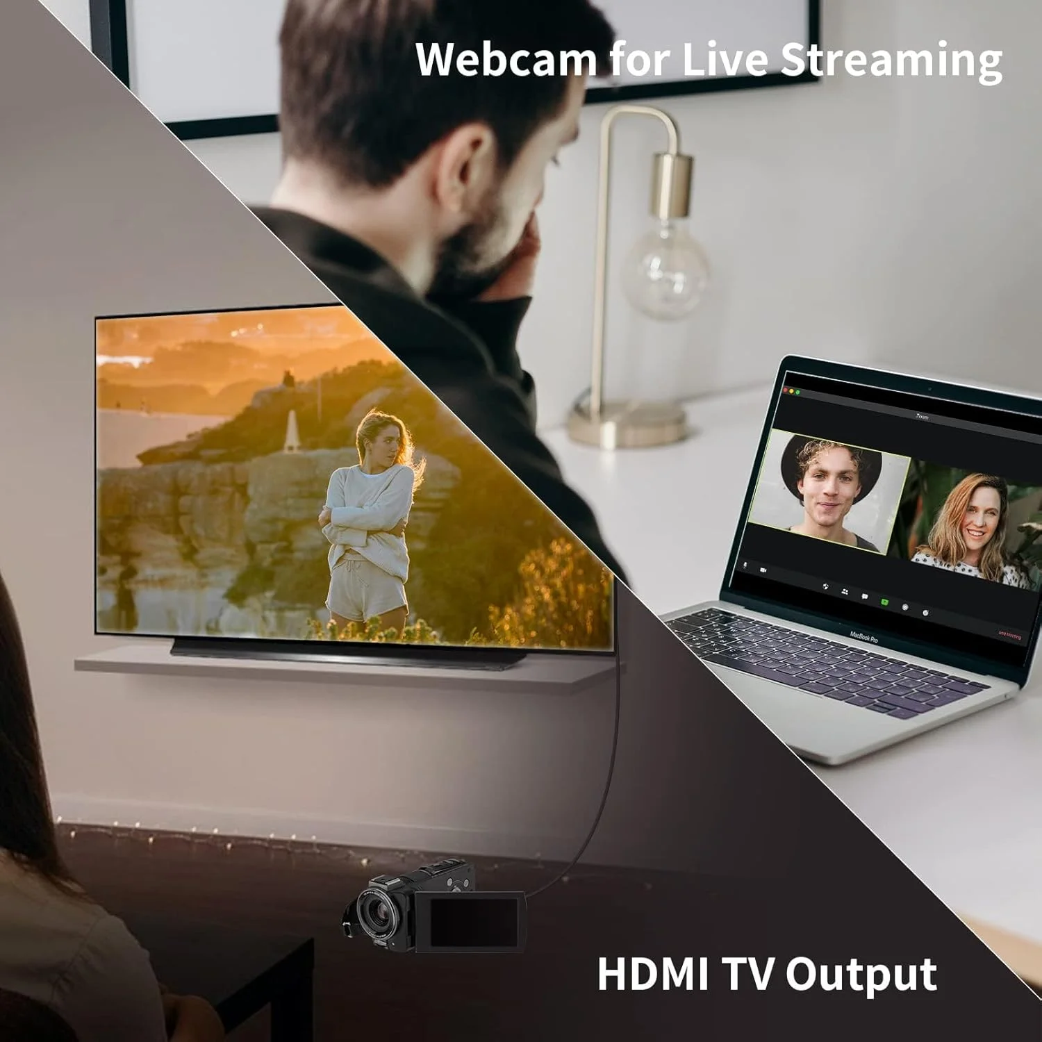 دوربین فیلمبرداری ORDRO با زوم اپتیکال 12X به همراه میکروفون، نور LED، لنز واید انگل، نگهدارنده دستی و 2 باتری دوربین فیلمبرداری ORDRO با زوم اپتیکال 12X به همراه میکروفون، نور LED، لنز واید انگل، نگهدارنده دستی و 2 باتری