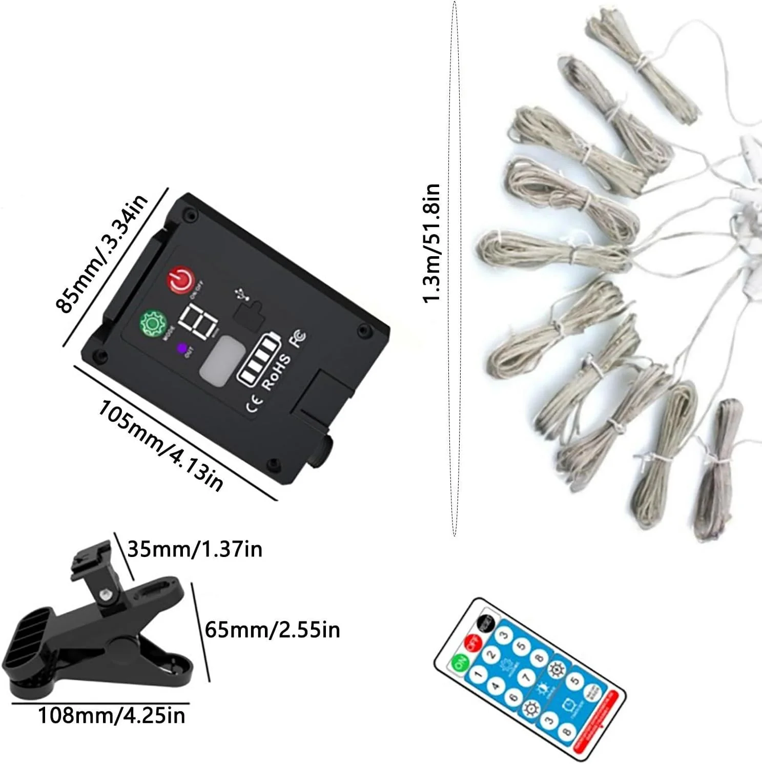 چراغ های چتری | چراغ های چتر پاسیو خورشیدی | چراغ های چتر آفتابی ضد آب | چراغ های رشته ای چتر باغ خورشیدی با کنترل از راه دور | دکوراسیون فضای باز باغ پاسیو