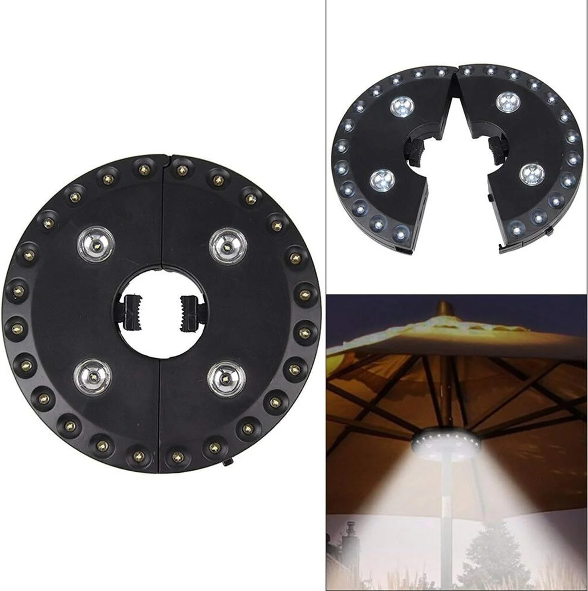 چراغ چتری، چراغ میله ای برای چترهای میز، مناسب کمپینگ، باغ، ایوان، تراس و استفاده در فضای داخلی چراغ چتری، چراغ میله ای برای چترهای میز، مناسب کمپینگ، باغ، ایوان، تراس و استفاده در فضای داخلی