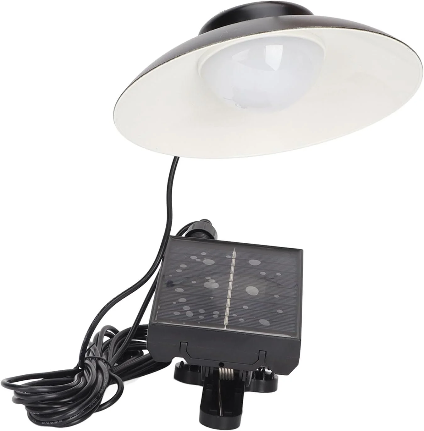 چراغ چتری خورشیدی فضای باز IP65 ضد آب با عملکرد زمان بندی و روشنایی LED قابل تنظیم برای چتر باغی، انرژی خورشیدی برای کمپینگ (نور)