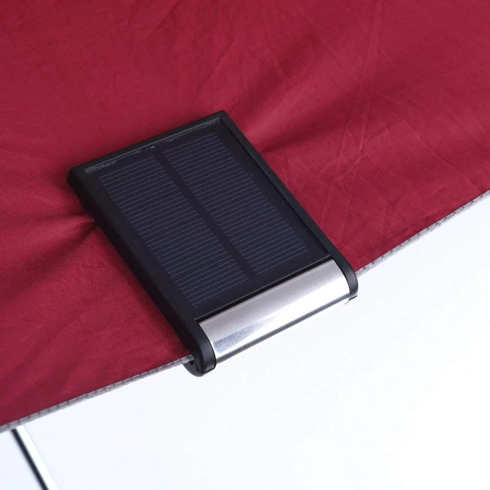 چراغ خورشیدی کمپینگ، چراغ چادر قابل حمل و ضد آب خورشیدی با آهنربا، صرفه جویی در انرژی و محافظت از محیط زیست