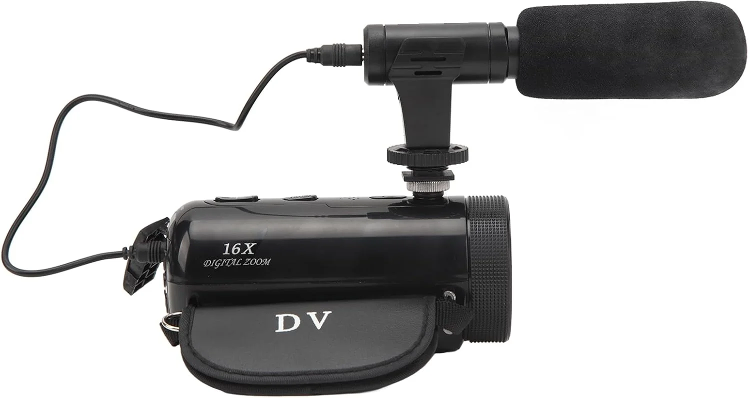 دوربین فیلمبرداری دیجیتال Sorandy 1080P 16MP با صفحه نمایش چرخان 2.4 اینچی، دوربین فیلمبرداری، ضبط کننده زوم دیجیتال 16 برابر