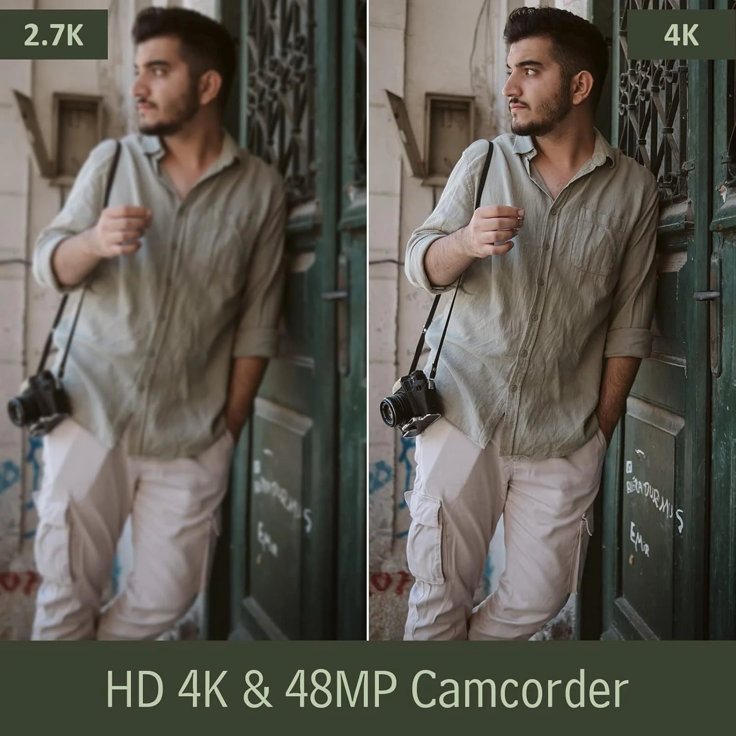 دوربین فیلمبرداری THPACIP 4K Ultra HD 48MP برای تولید محتوای ویدیویی در یوتیوب، زوم دیجیتال 18X، صفحه نمایش لمسی 3.0 اینچی LCD، دید در شب IR با کنترلر، کارت SD 32 گیگابایتی و 2 باتری دوربین فیلمبرداری THPACIP 4K Ultra HD 48MP برای تولید محتوای ویدیویی در یوتیوب، زوم دیجیتال 18X، صفحه نمایش لمسی 3.0 اینچی LCD، دید در شب IR با کنترلر، کارت SD 32 گیگابایتی و 2 باتری