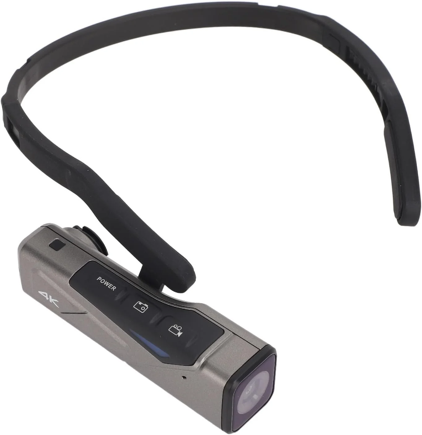 دوربین فیلمبرداری 4K وای فای، دوربین 20 مگاپیکسلی نصب شده روی سر با تثبیت کننده ضد لرزش، دوربین ولاگ برای ورزش های فضای باز، ایده آل برای سفر و ولاگ آشپزی، طراحی سبک و پوشیدنی